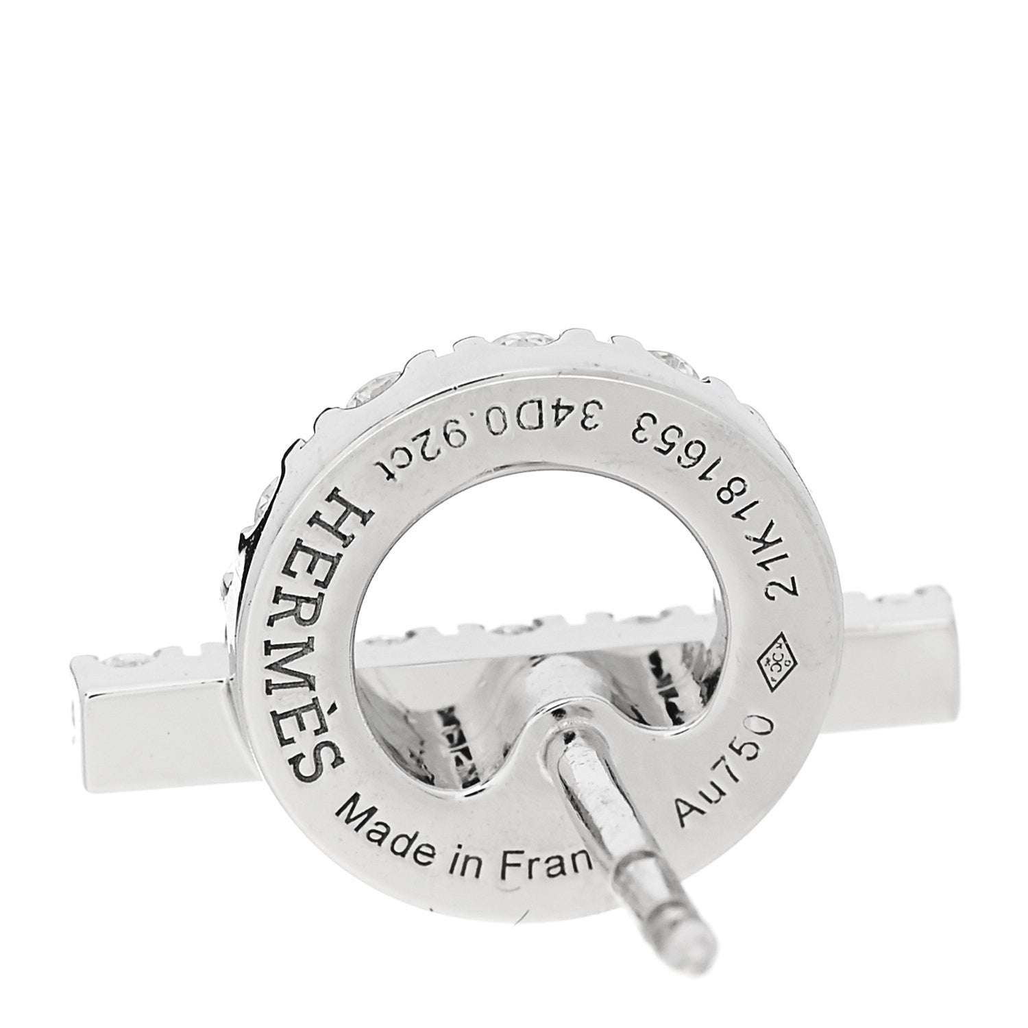 18K White Gold Diamond Finesse Earrings