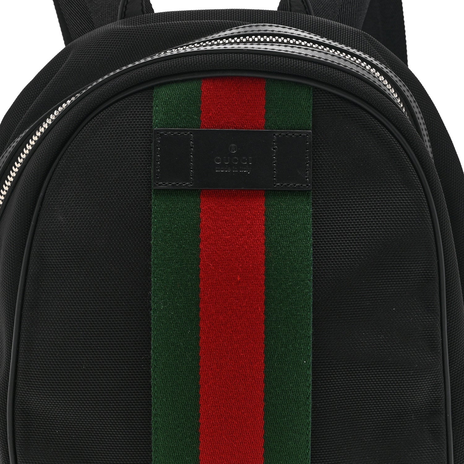 Techno Canvas Web Backpack Black