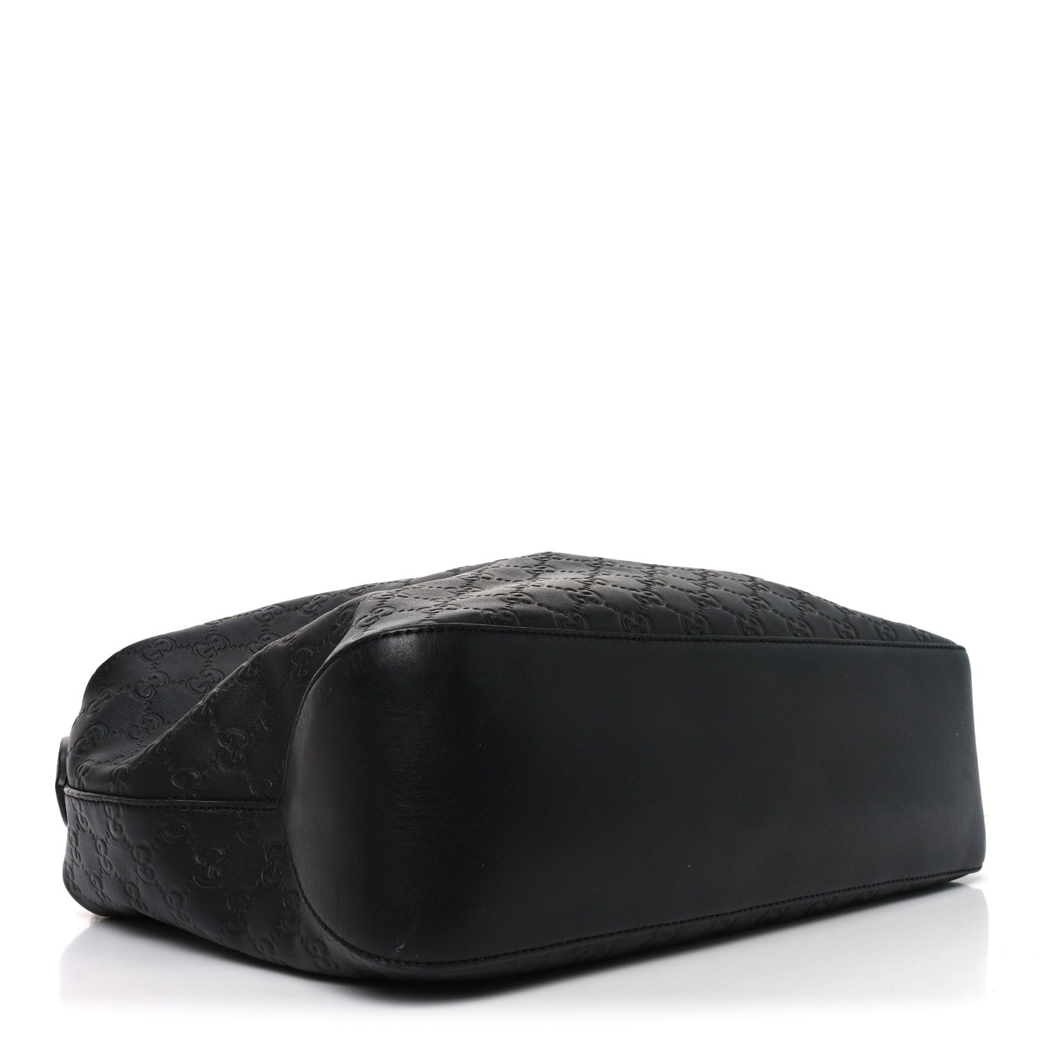 Guccissima Signature Large Linea A Hobo Black