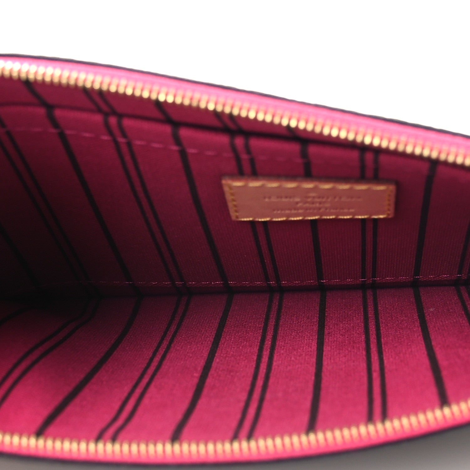 Monogram Neverfull MM GM Pochette Fuchsia
