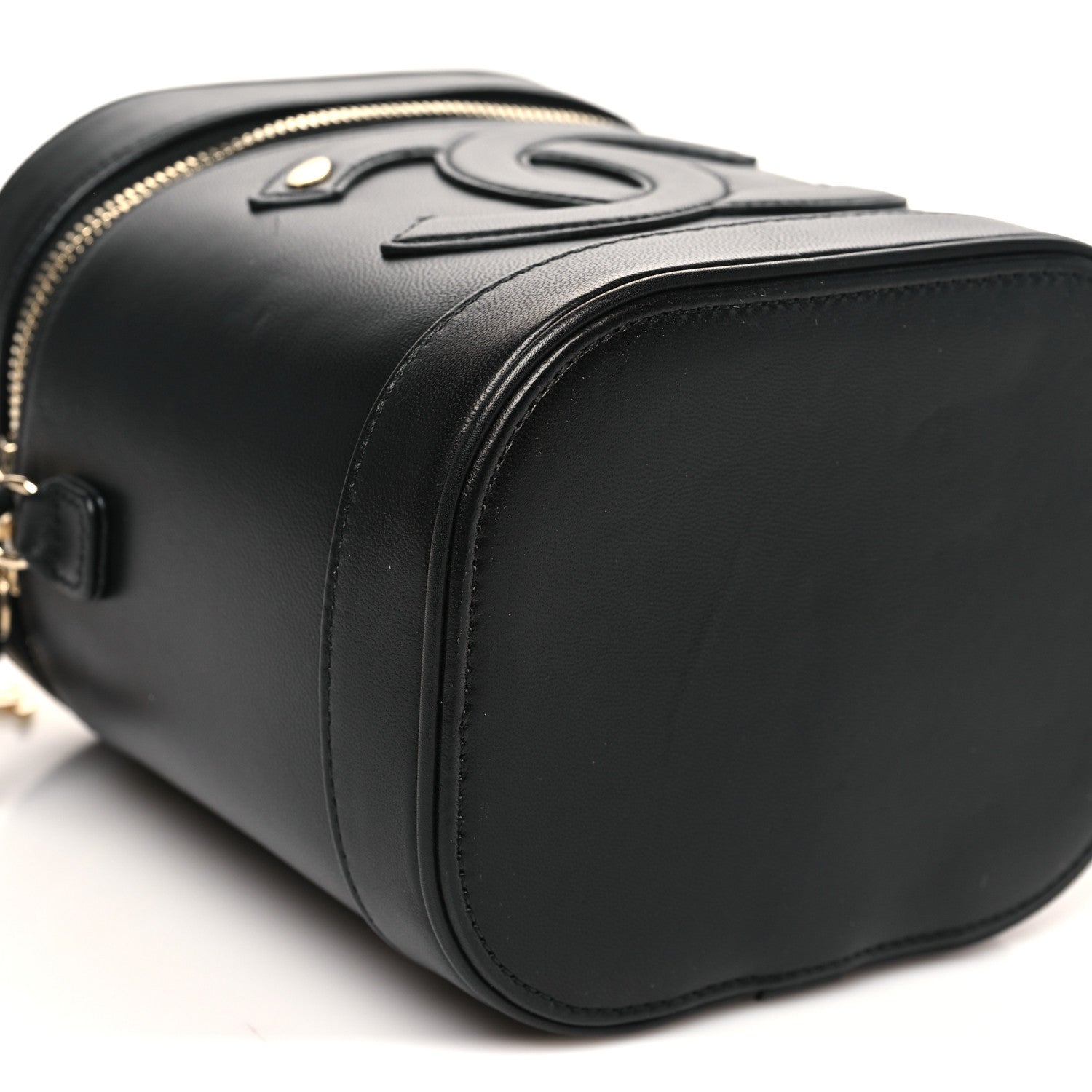 Lambskin Timeless Vanity Cosmetic Case Black