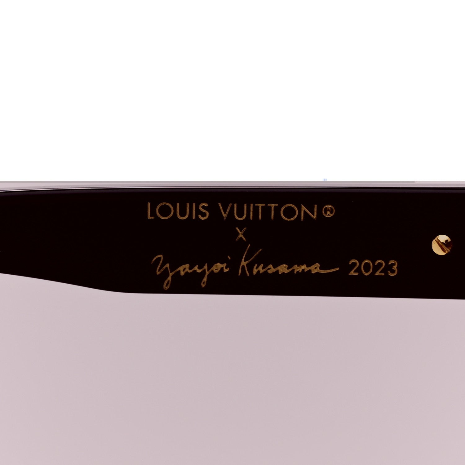 LV X YK Acetate Painted Dots Sunglasses Z1902W Black White