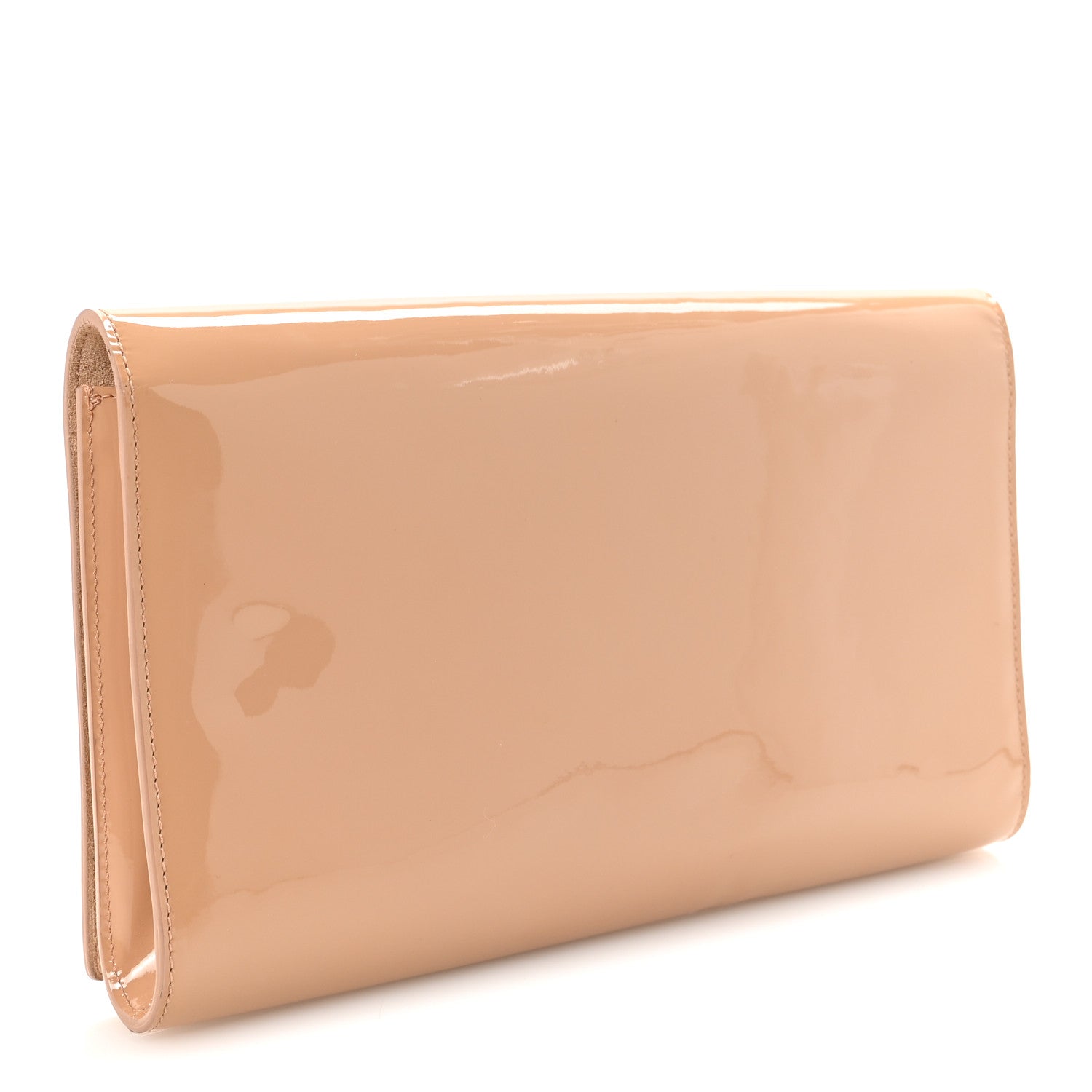 Patent Calfskin Monogram Large Belle De Jour Clutch Chair