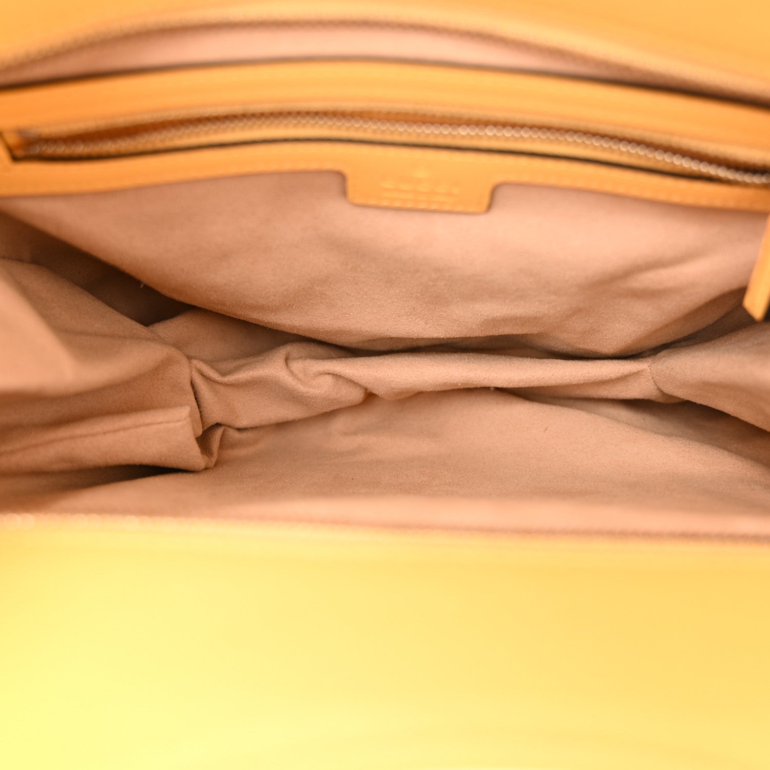 Senna Calfskin Petite GG Small Tote Bag Sunny Yellow