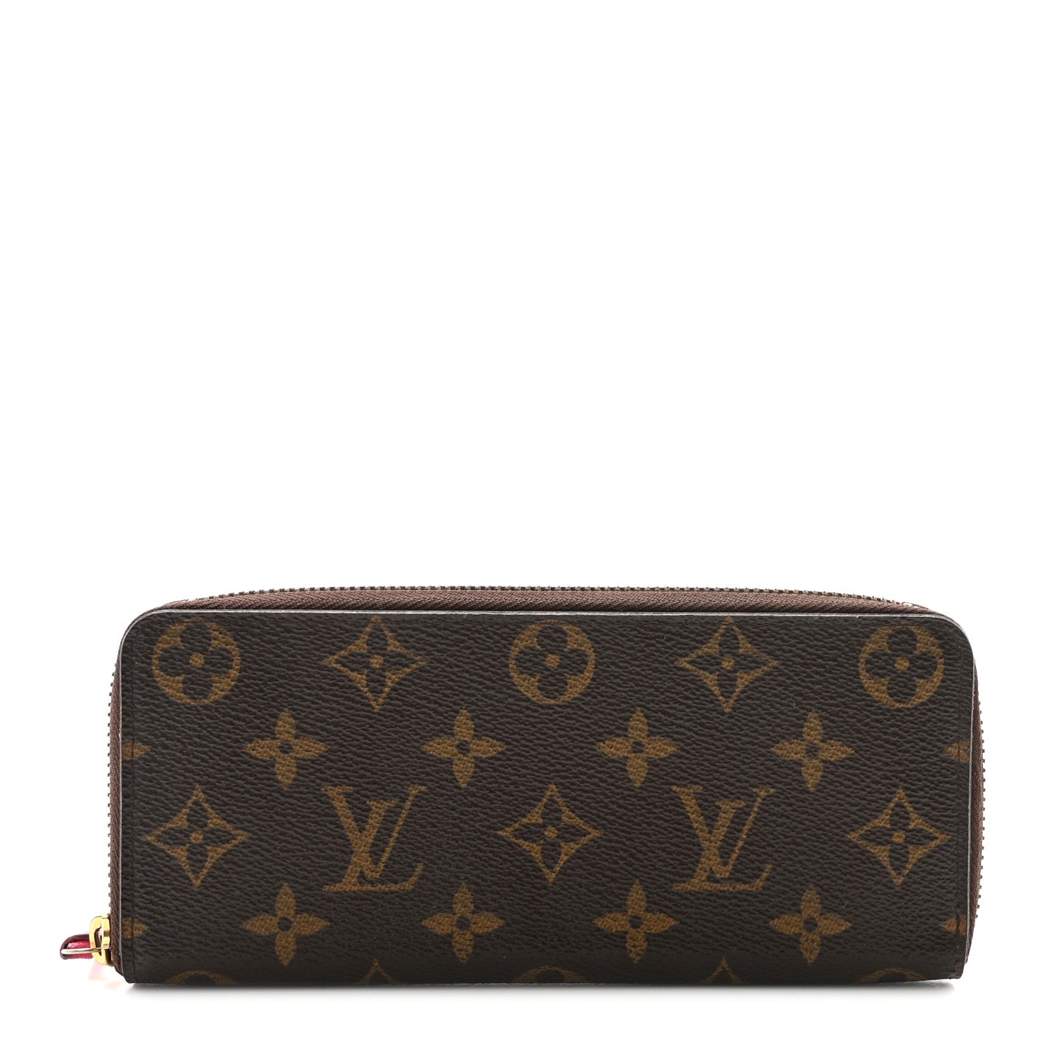 Monogram Clemence Wallet Fuchsia