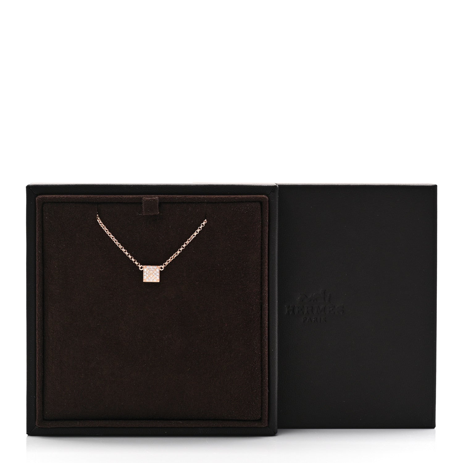 18K Rose Gold Diamond Clou d'H Bracelet