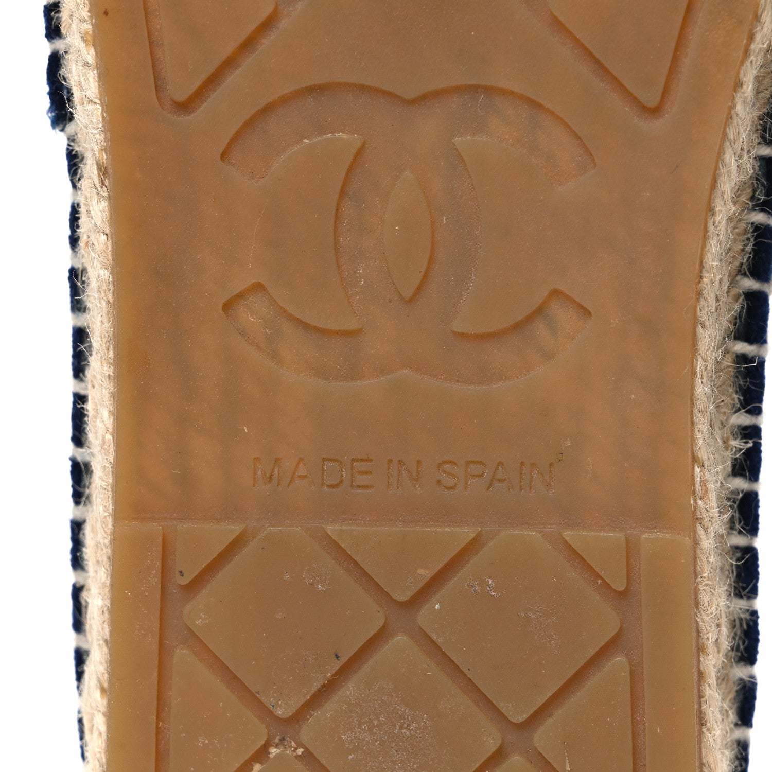 Velvet Logo Espadrilles 38 Navy Black