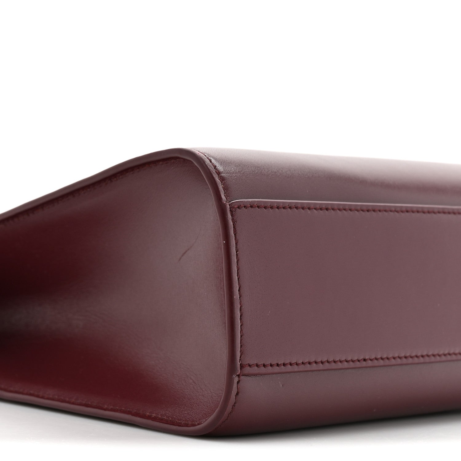 Smooth Calfskin Manhattan Shoulder Bag Rouge Legion