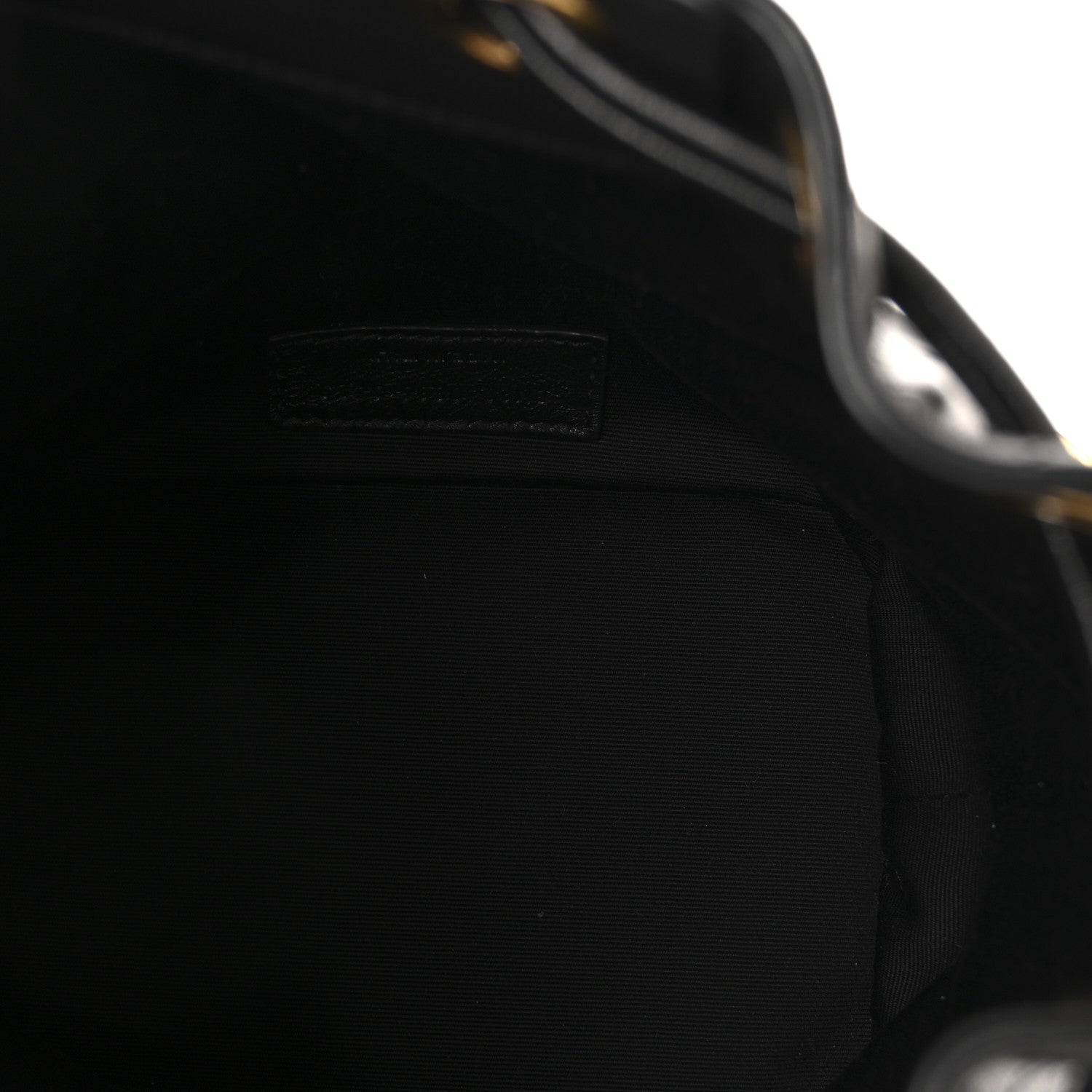 Lambskin Quilted Small Cassandre Bucket Bag Black