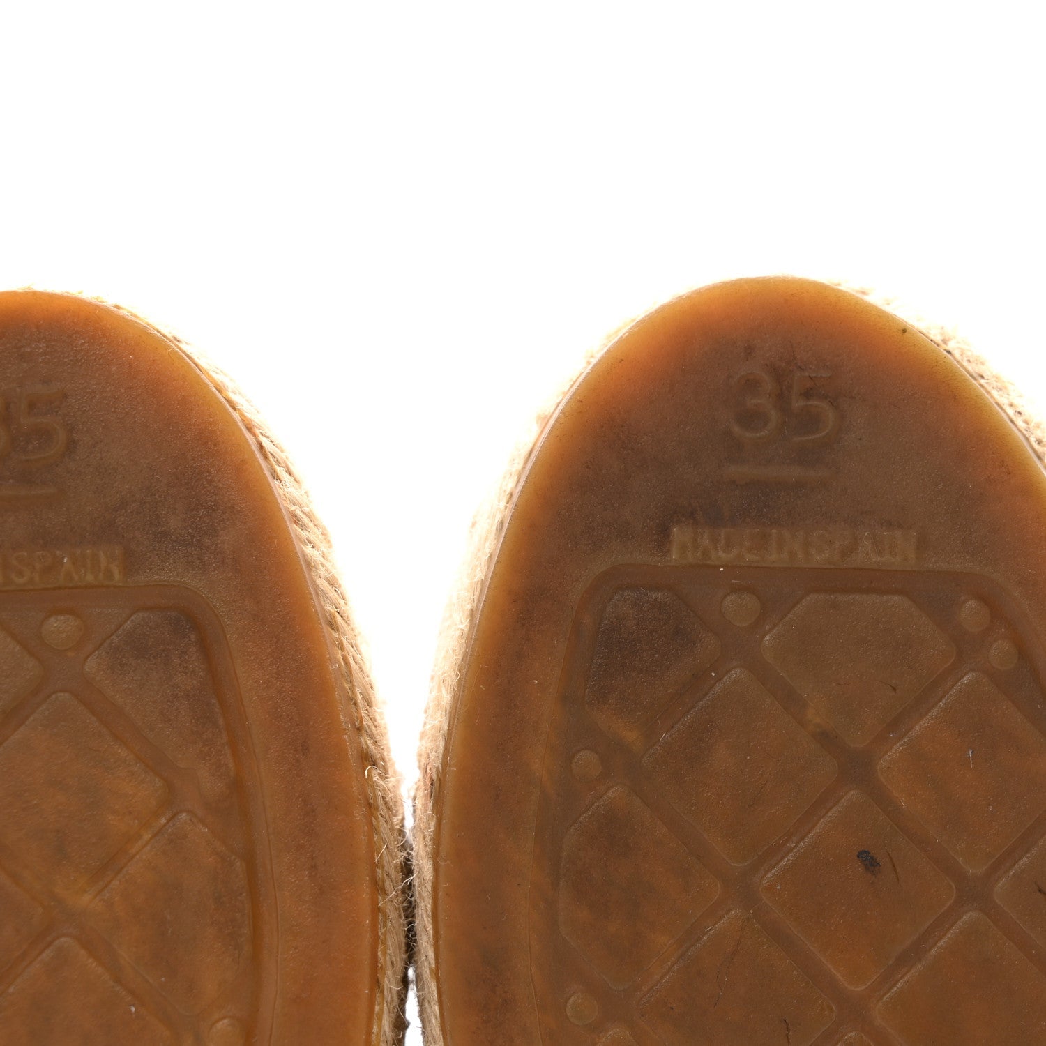 Velvet Grosgrain Quilted CC Espadrilles 35 Black