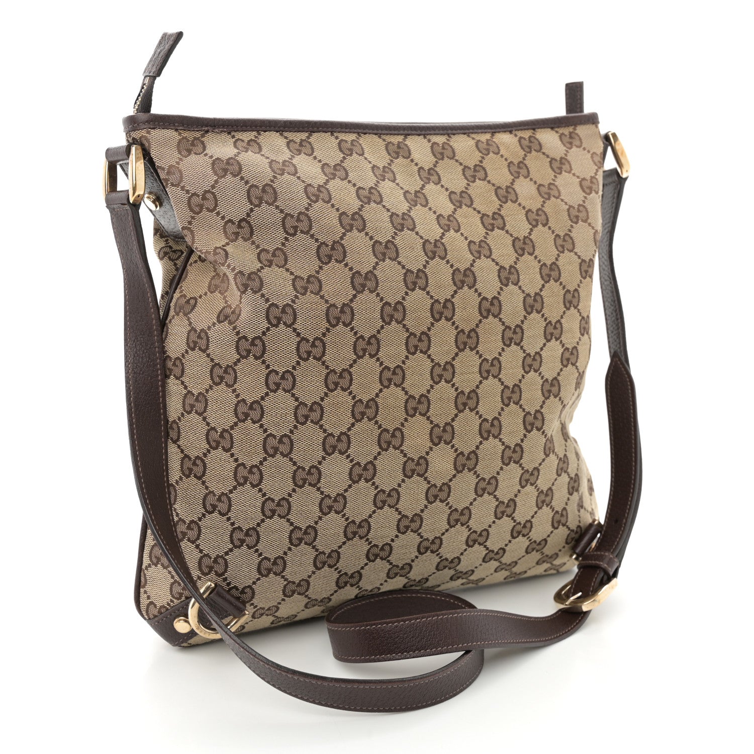 Monogram Abbey Messenger Bag Dark Brown