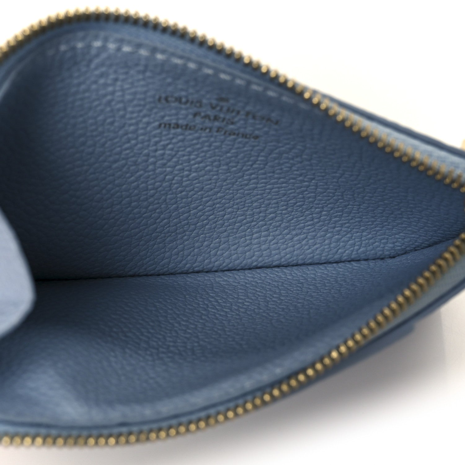 Empreinte Monogram Zipped Romy Card Holder Bleu Nuage