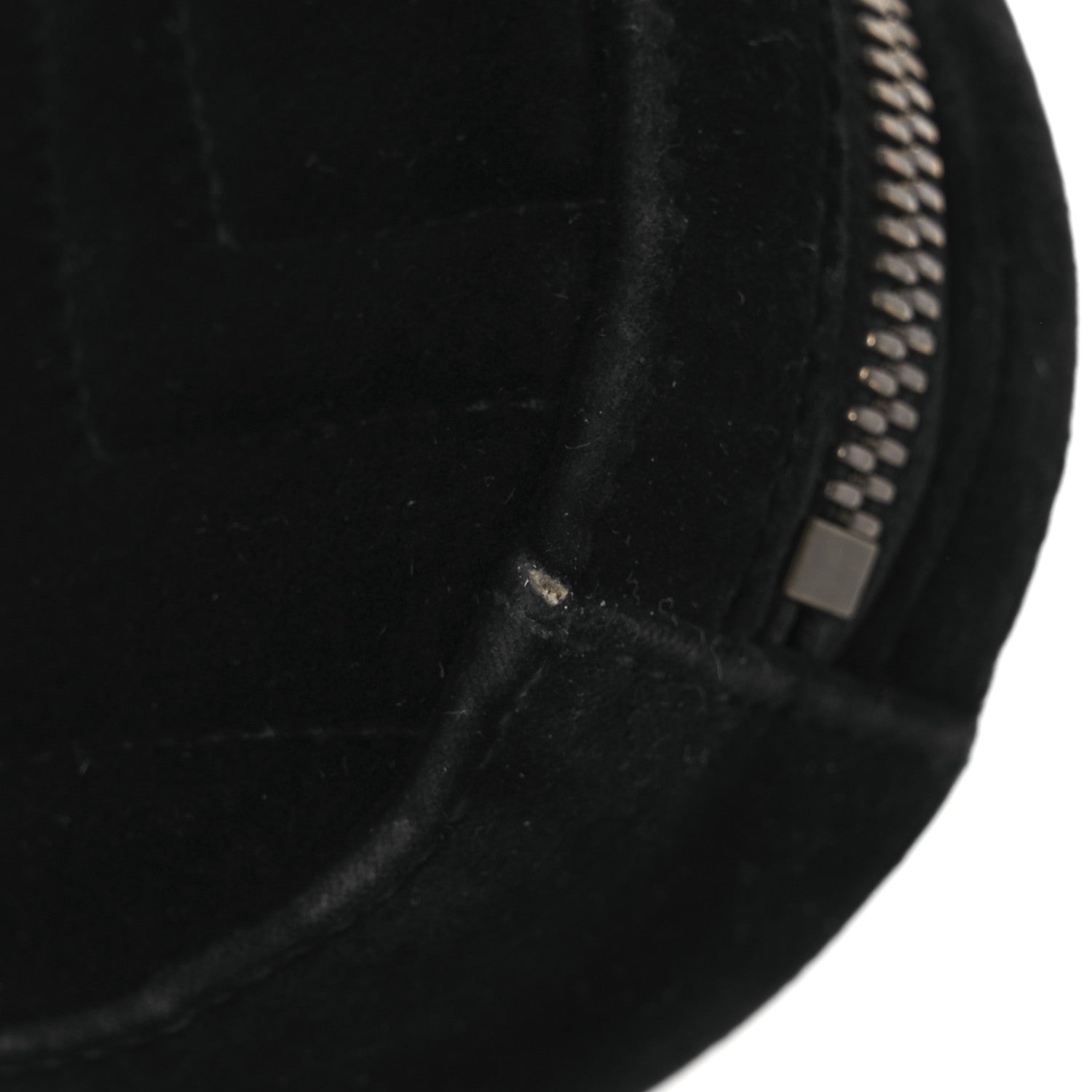 Velvet Matelasse GG Marmont Belt Bag Black