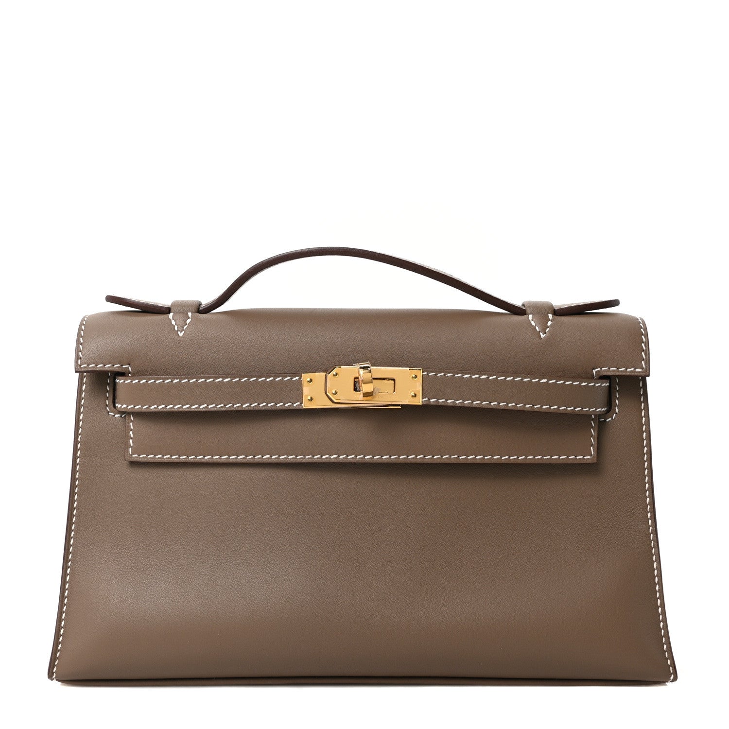 Swift Kelly Pochette Clutch Etoupe