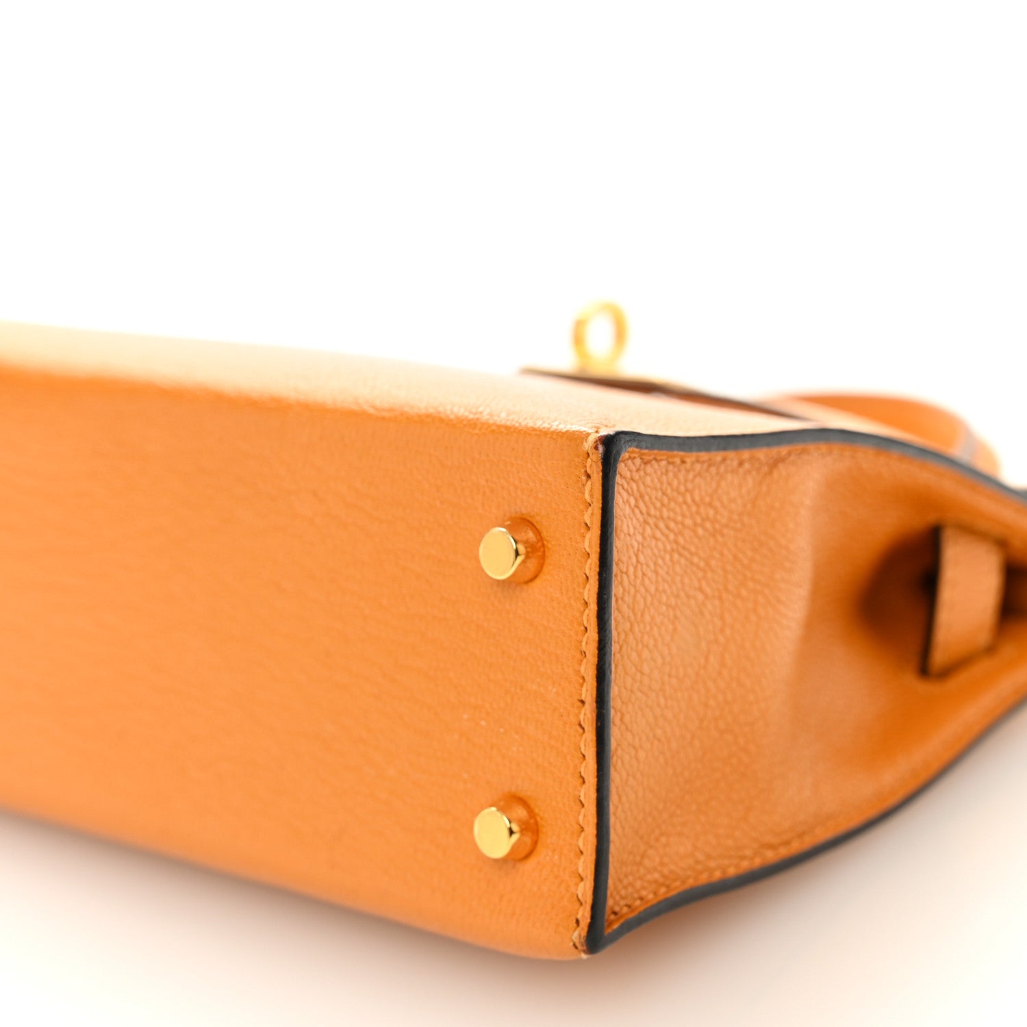 Chevre Mysore Mini Kelly Sellier 20 Jaune Ambre