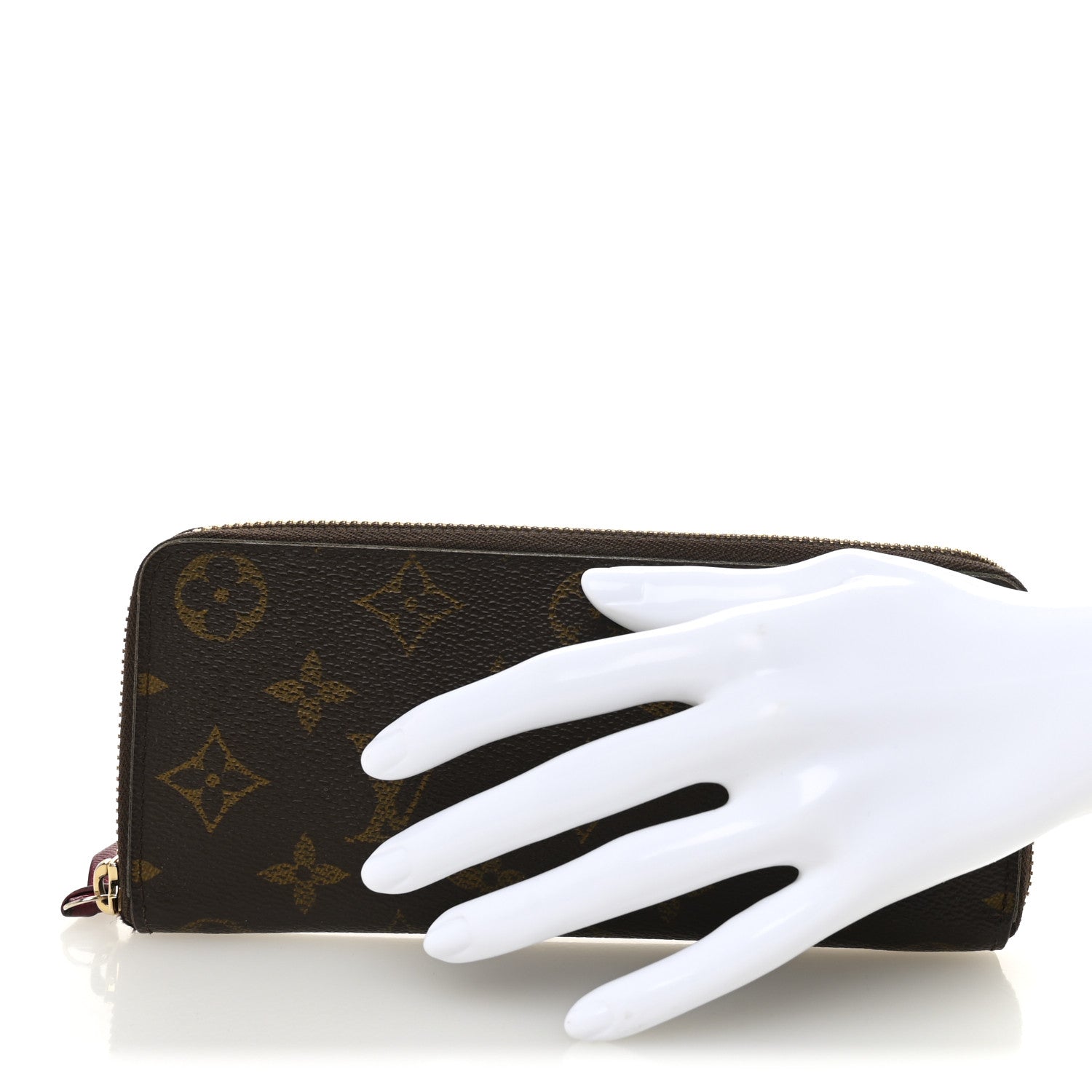 Monogram Clemence Wallet Fuchsia