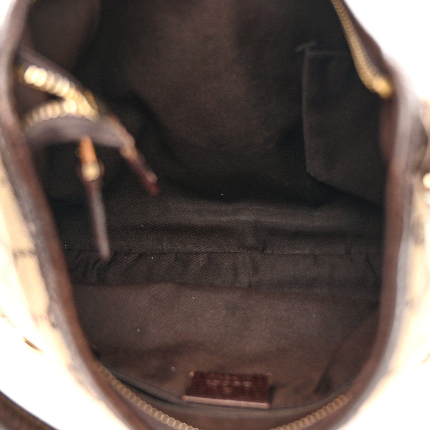 Monogram Medium Abbey D Ring Hobo Brown