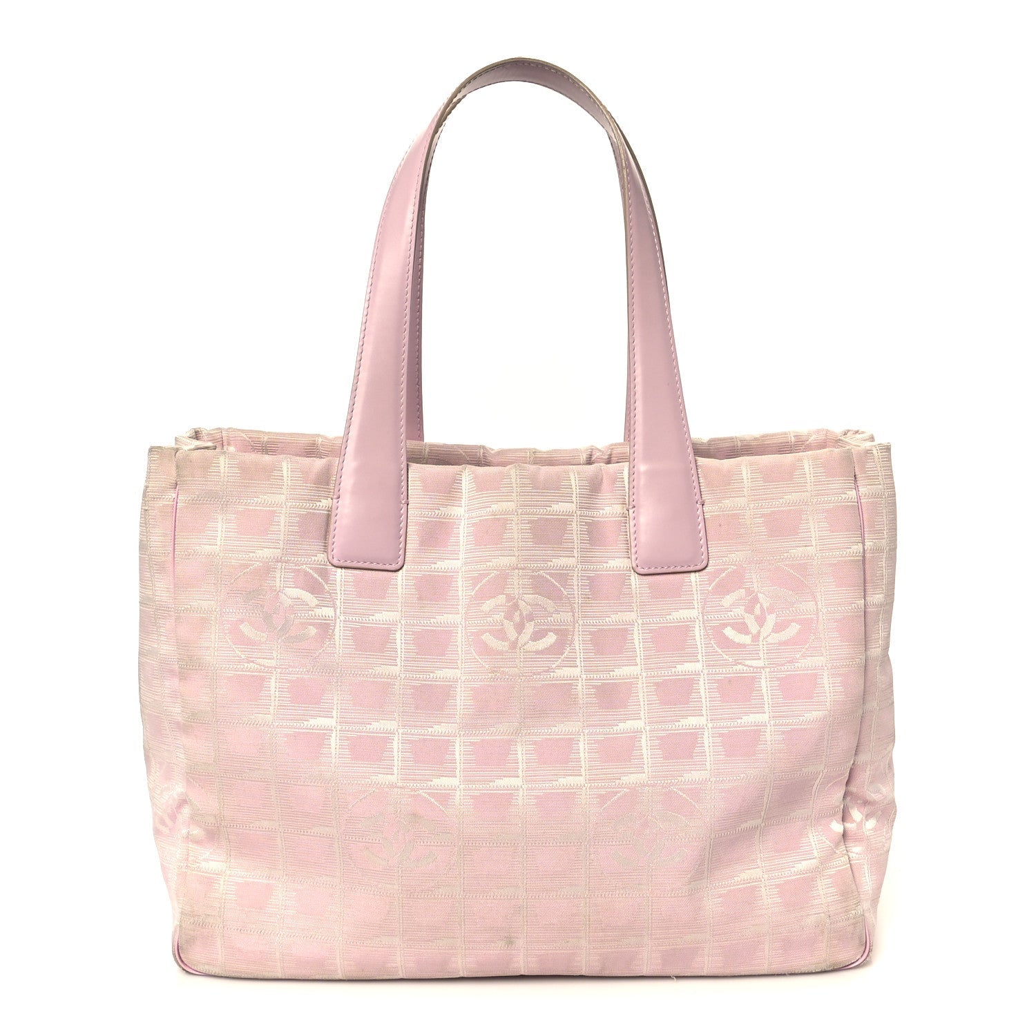 Nylon Medium Travel Tote Pink
