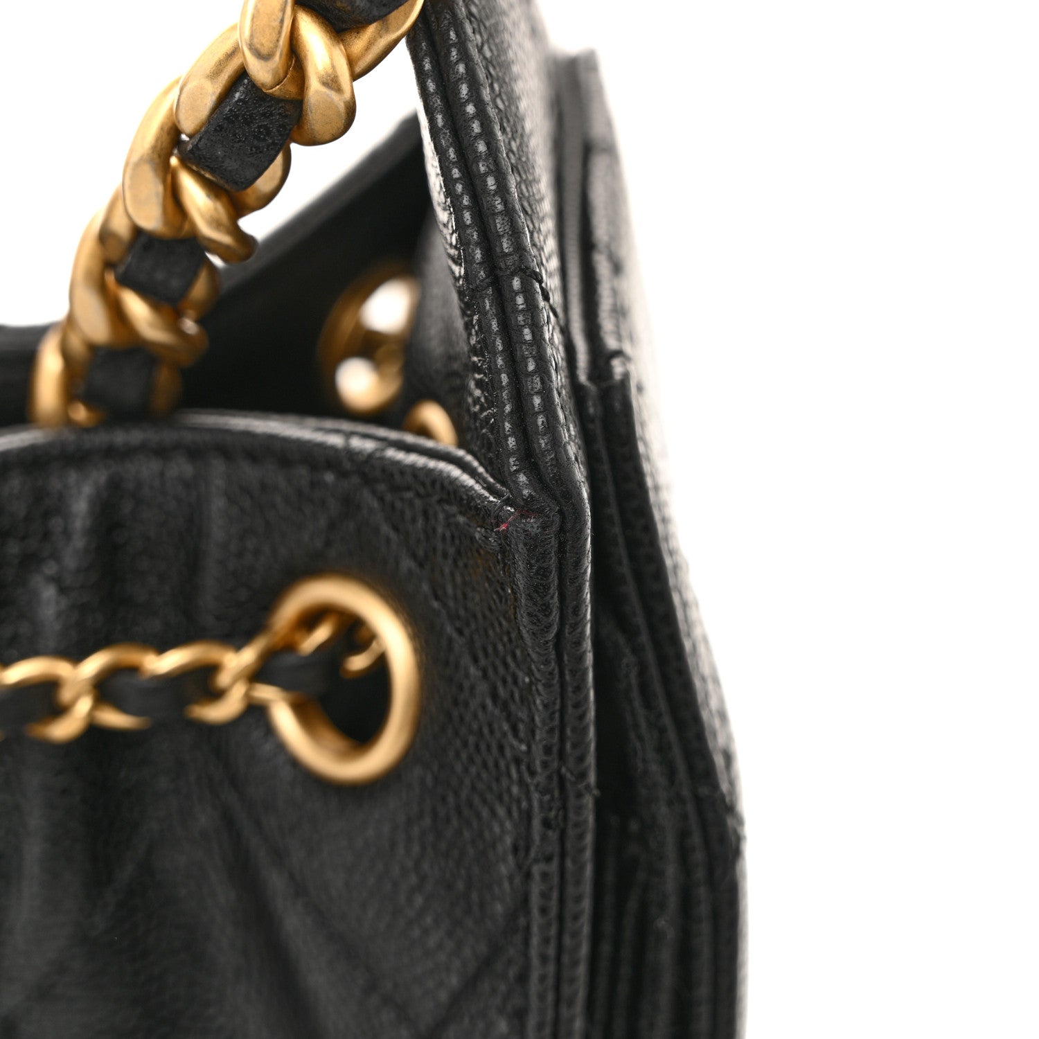 Caviar Quilted Mini Chanel 25 Handbag Black