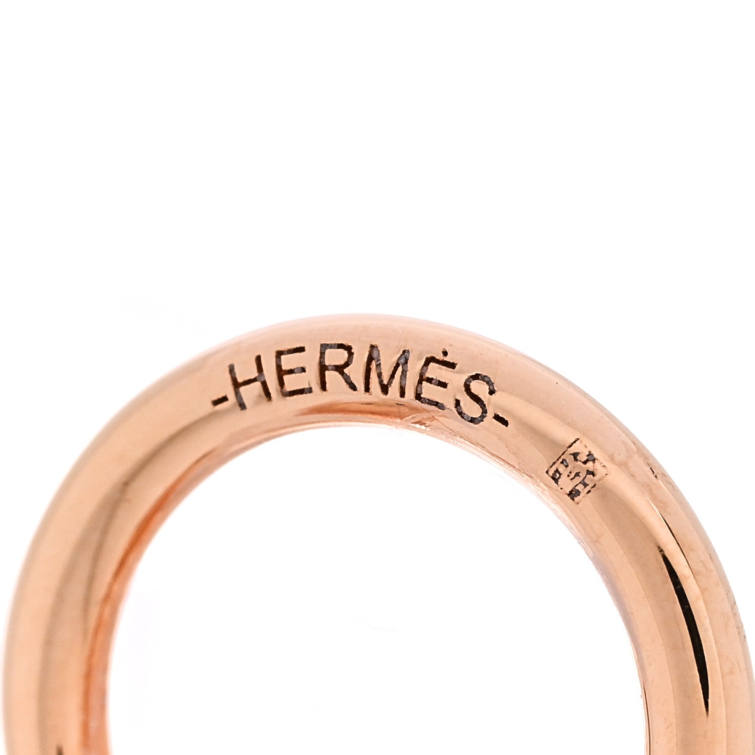 Rose Gold Plated Charms Grelot Twilly Ring