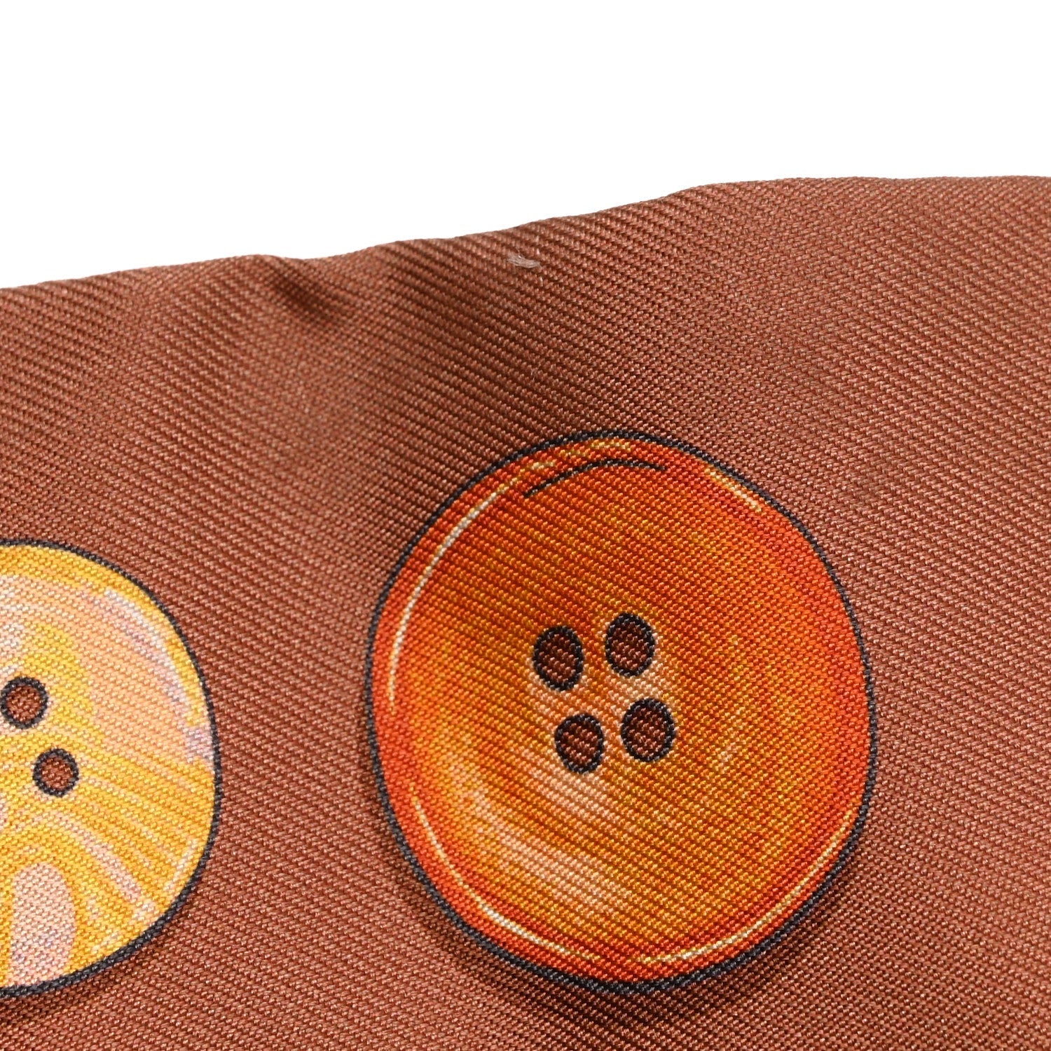 Silk In The Pocket Twilly Beige Orange Sable