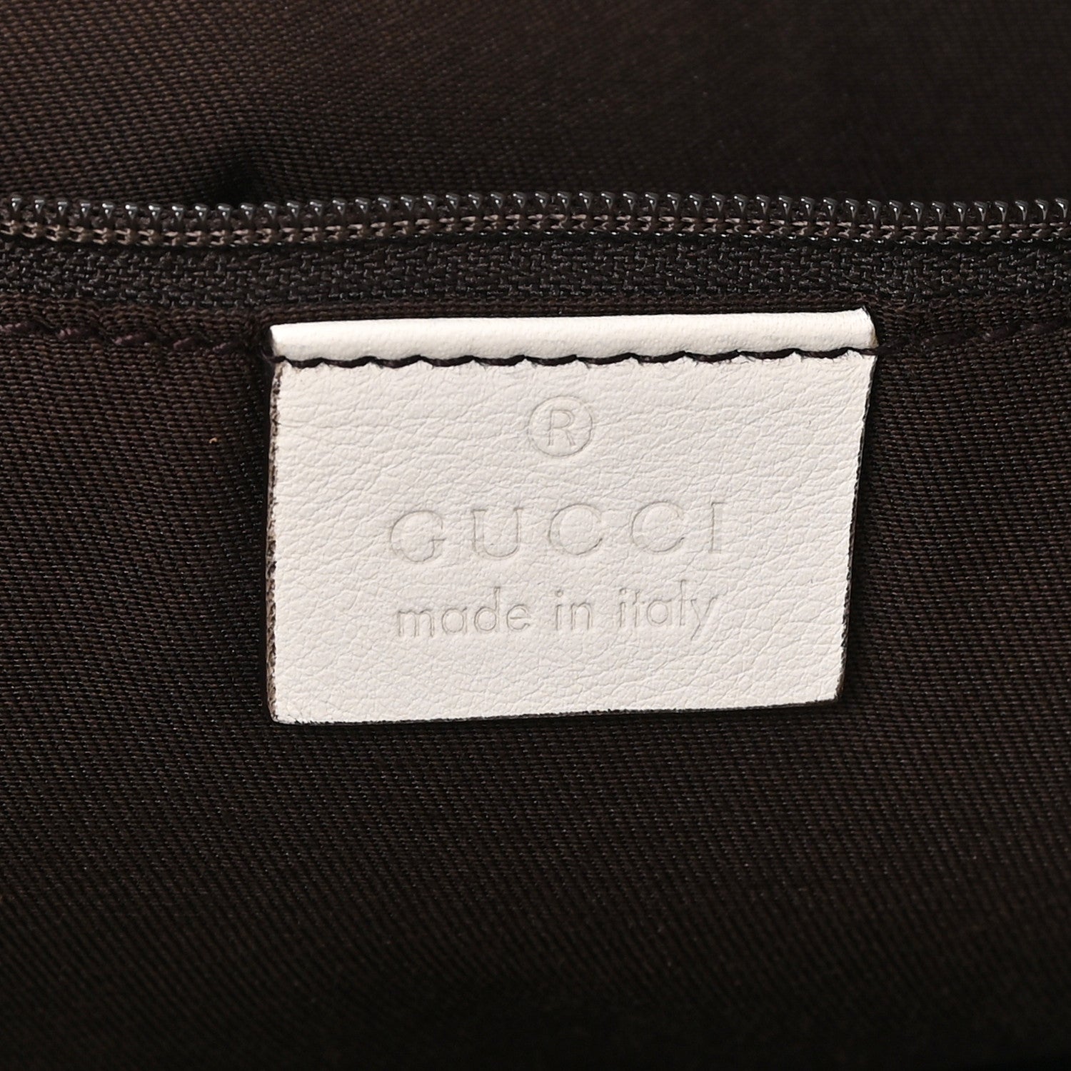Monogram D Gold Tote  White