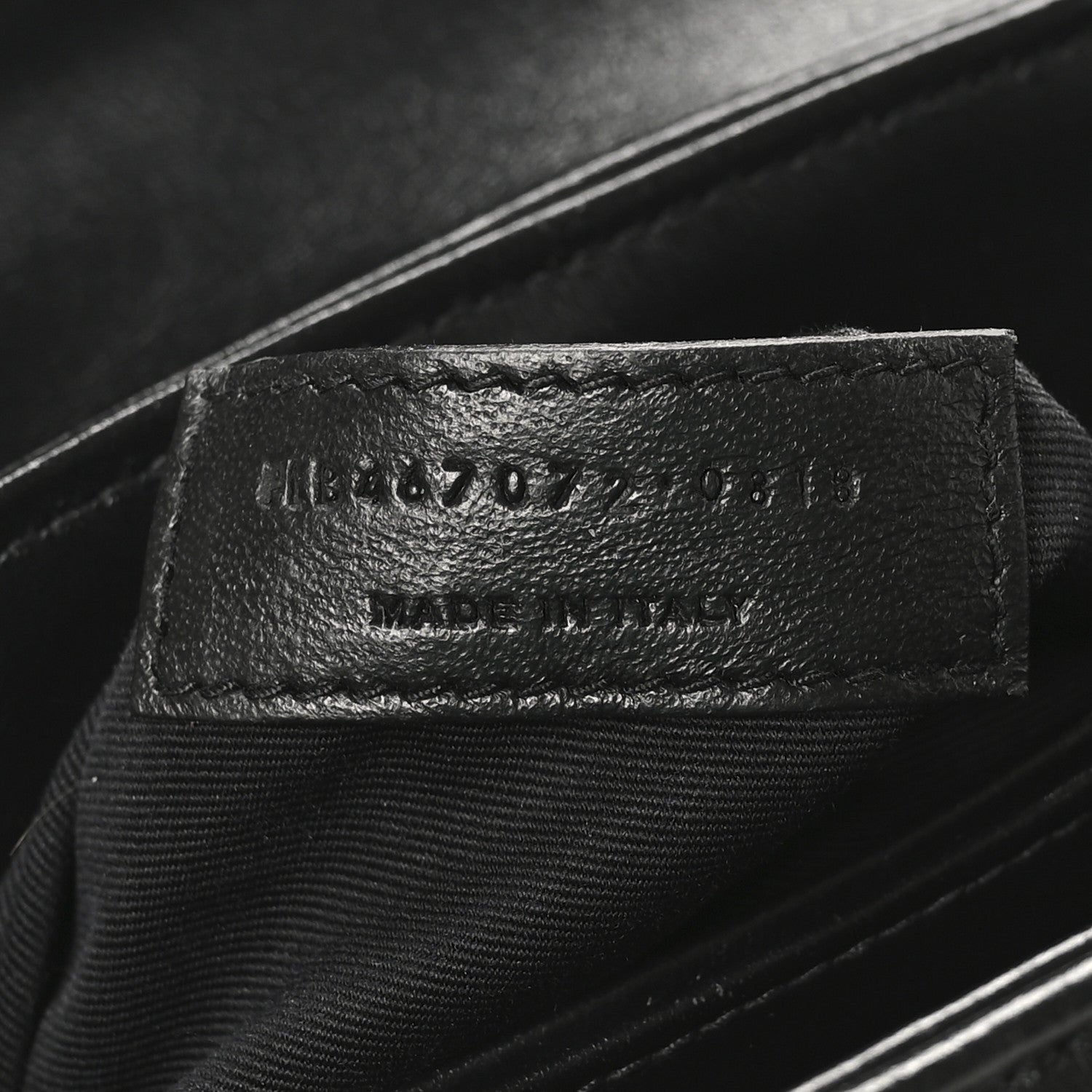 Calfskin Y Quilted Monogram Toy Loulou Crossbody Bag Black