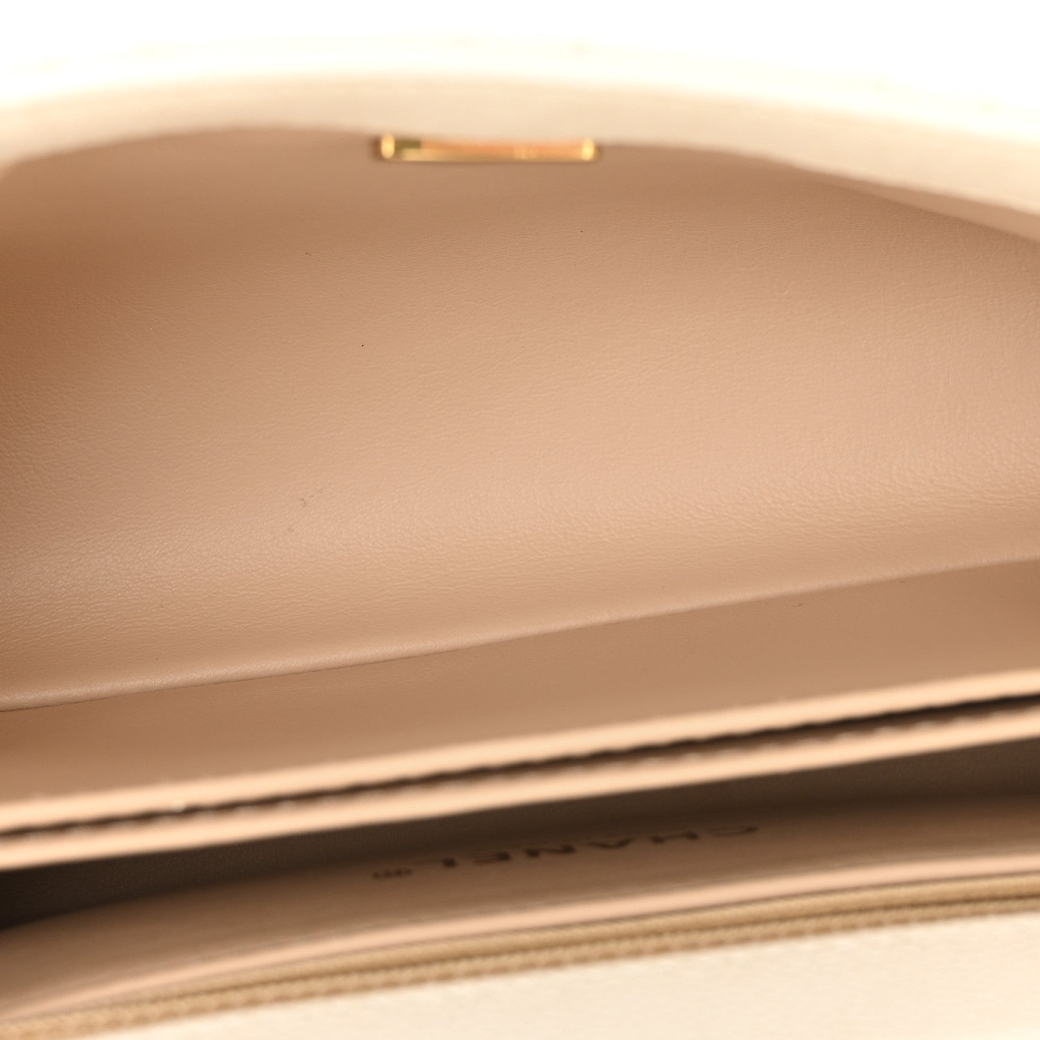 Caviar Quilted Mini Coco Handle Flap White