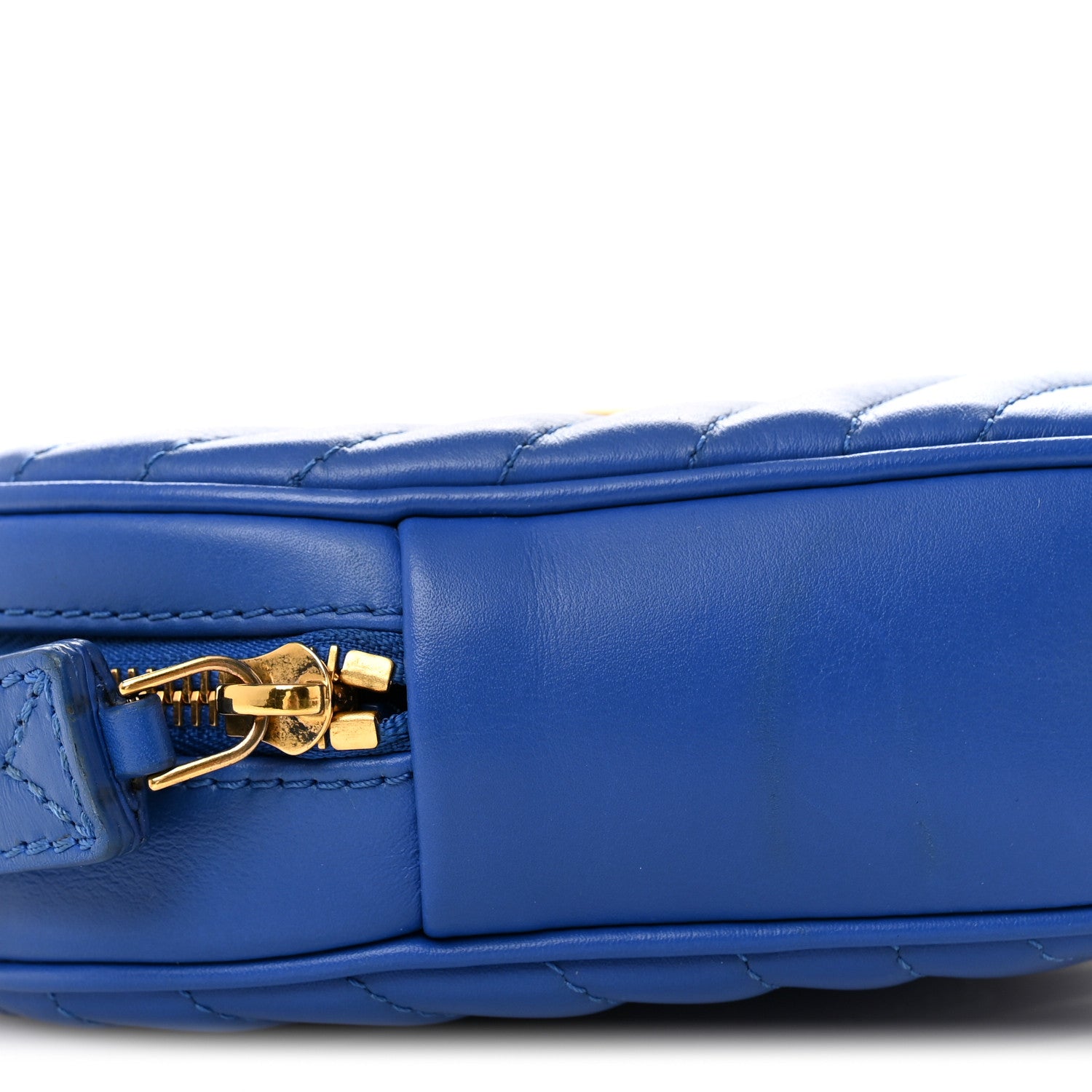 Calfskin New Wave Heart Bag Bleu Neon