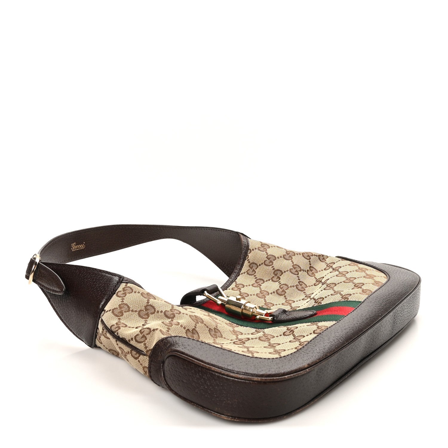 Monogram Web Jackie O Hobo Dark Brown