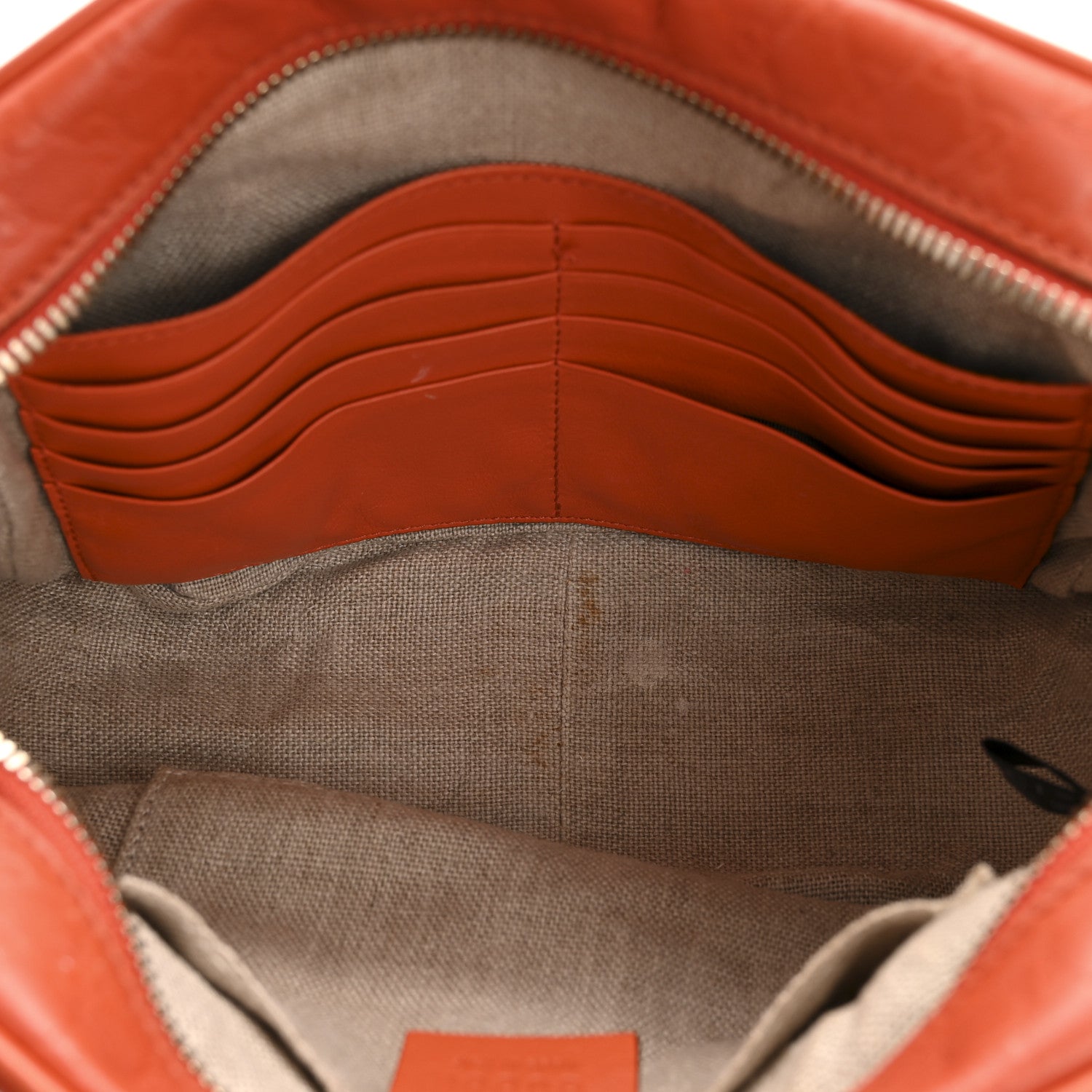 Soft Microguccissima Mini Bree Messenger Bag Sun Orange