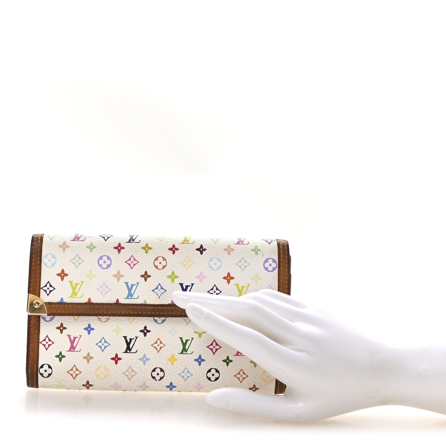 Monogram Multicolor Porte Tresor International Wallet White