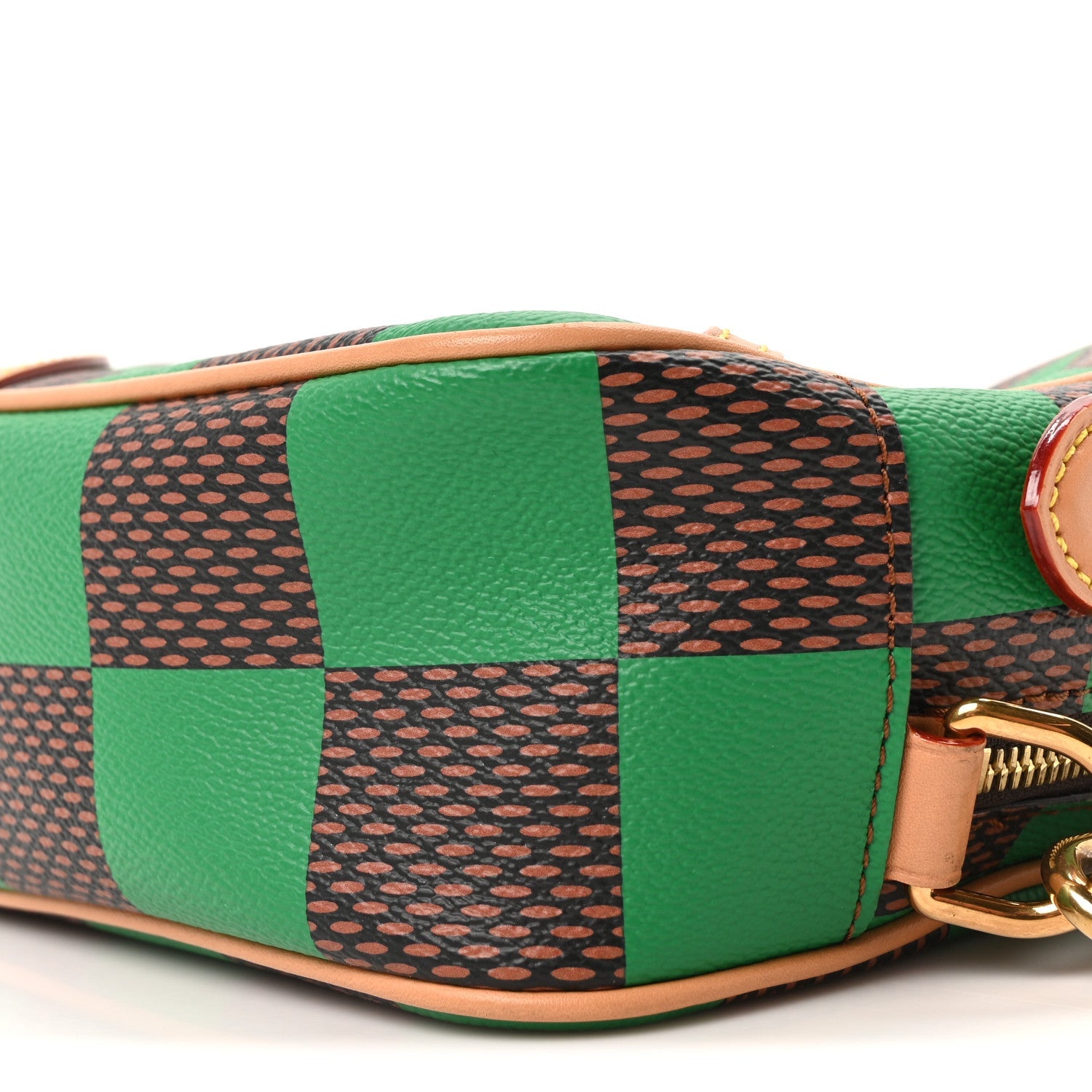 Damier Pop Chess Messenger Green