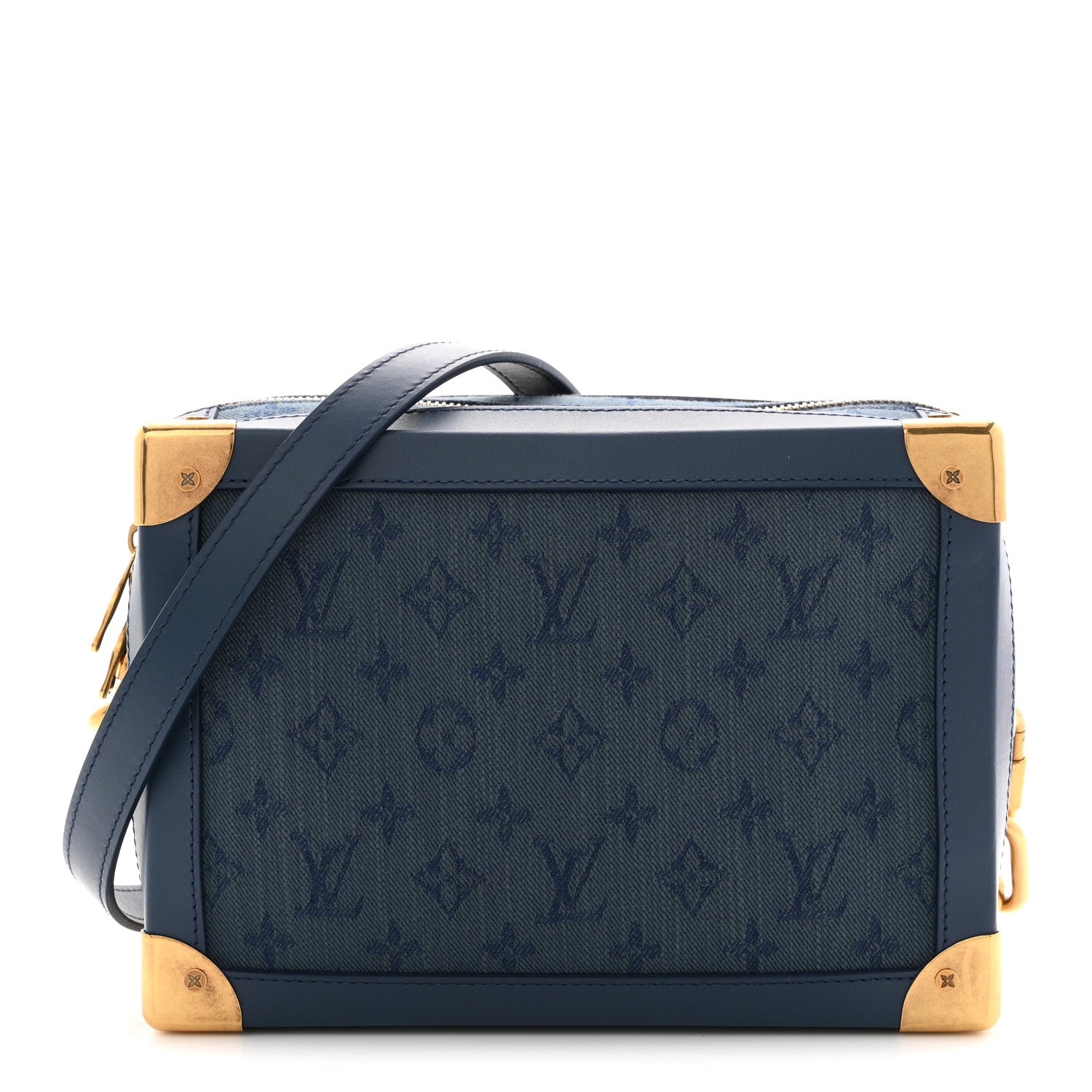 Denim Monogram Soft Trunk Navy