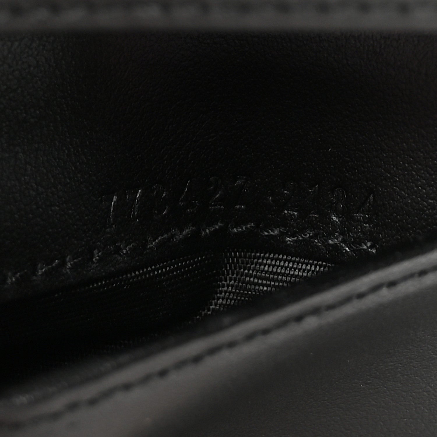 Calfskin Matelasse GG Marmont Card Case Wallet Black
