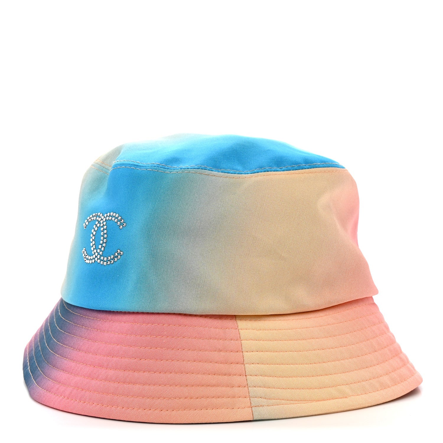 Cotton CC Bucket Hat M Pink Blue Multicolor