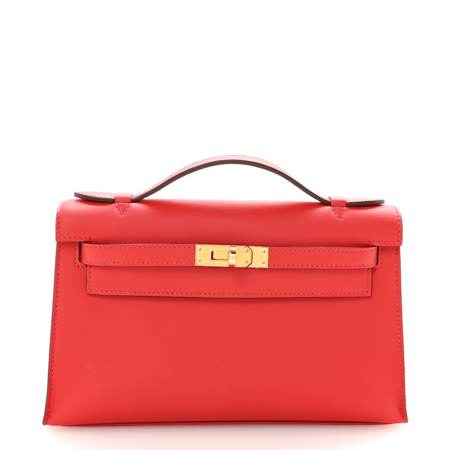 Swift Kelly Pochette Clutch Rouge Radieux