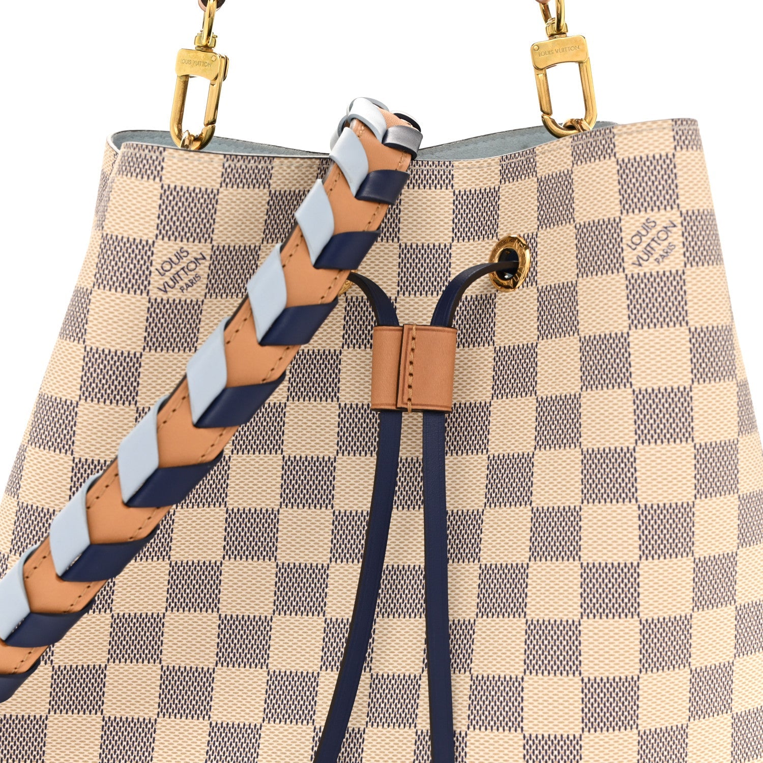 Damier Azur Braided Neonoe MM Blue
