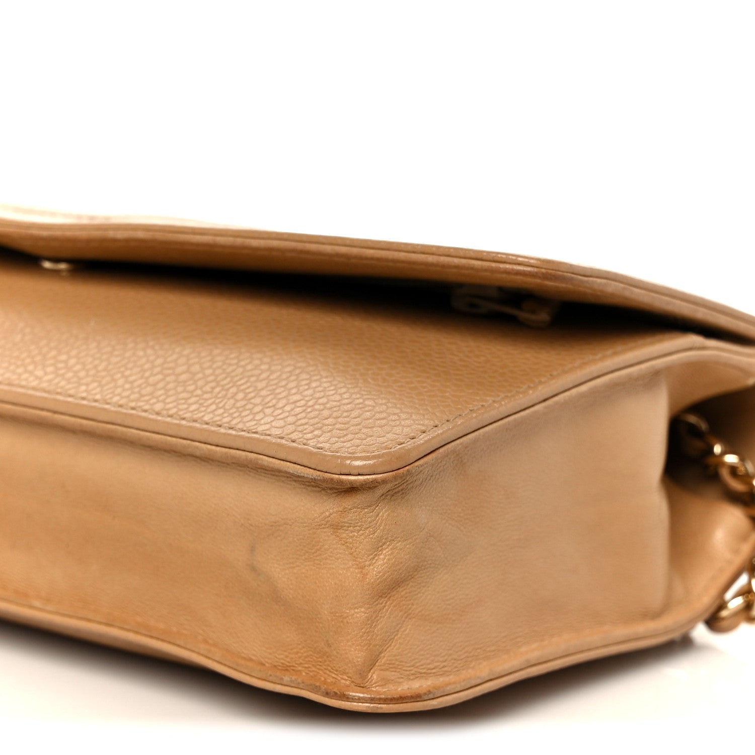 Caviar Timeless CC Wallet on Chain WOC Beige