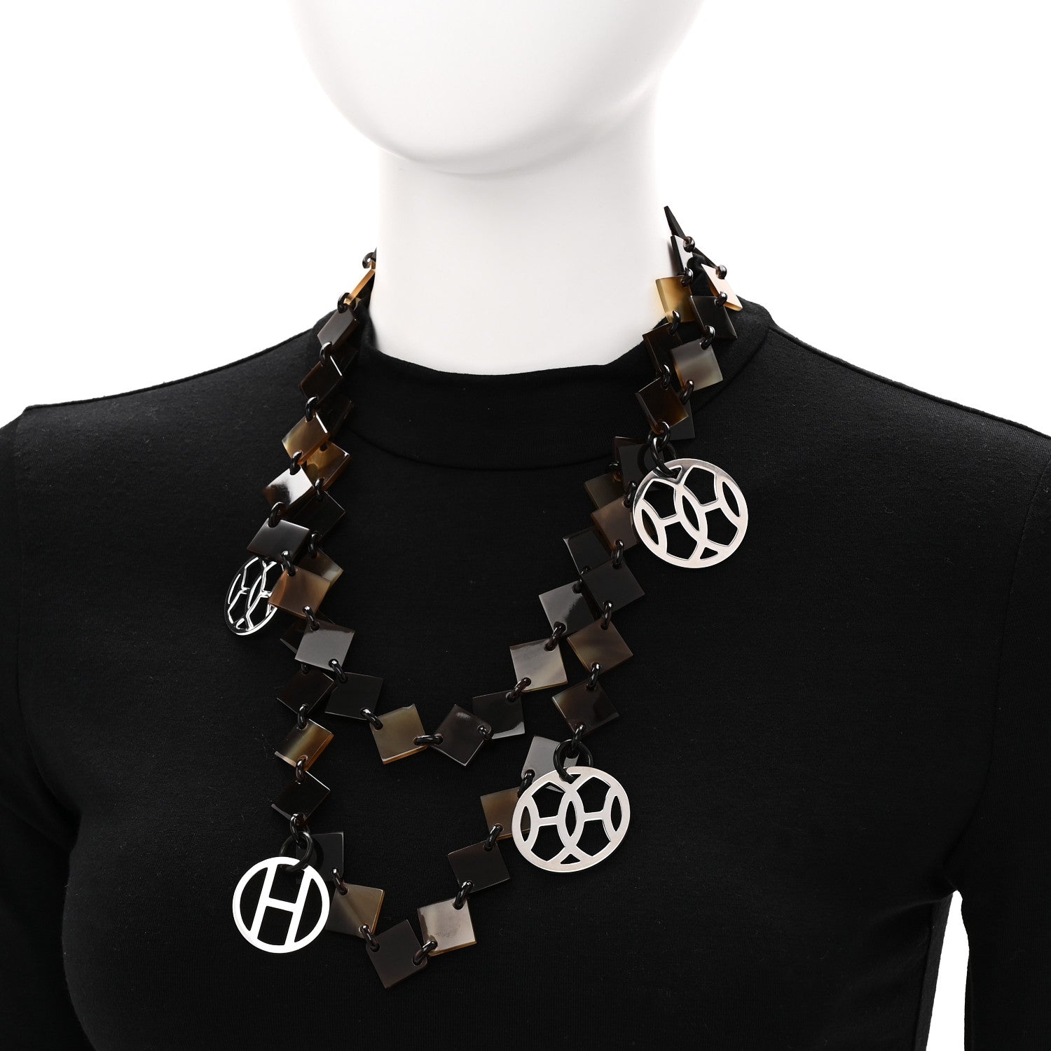 Buffalo Horn Sterling Silver Lena Necklace