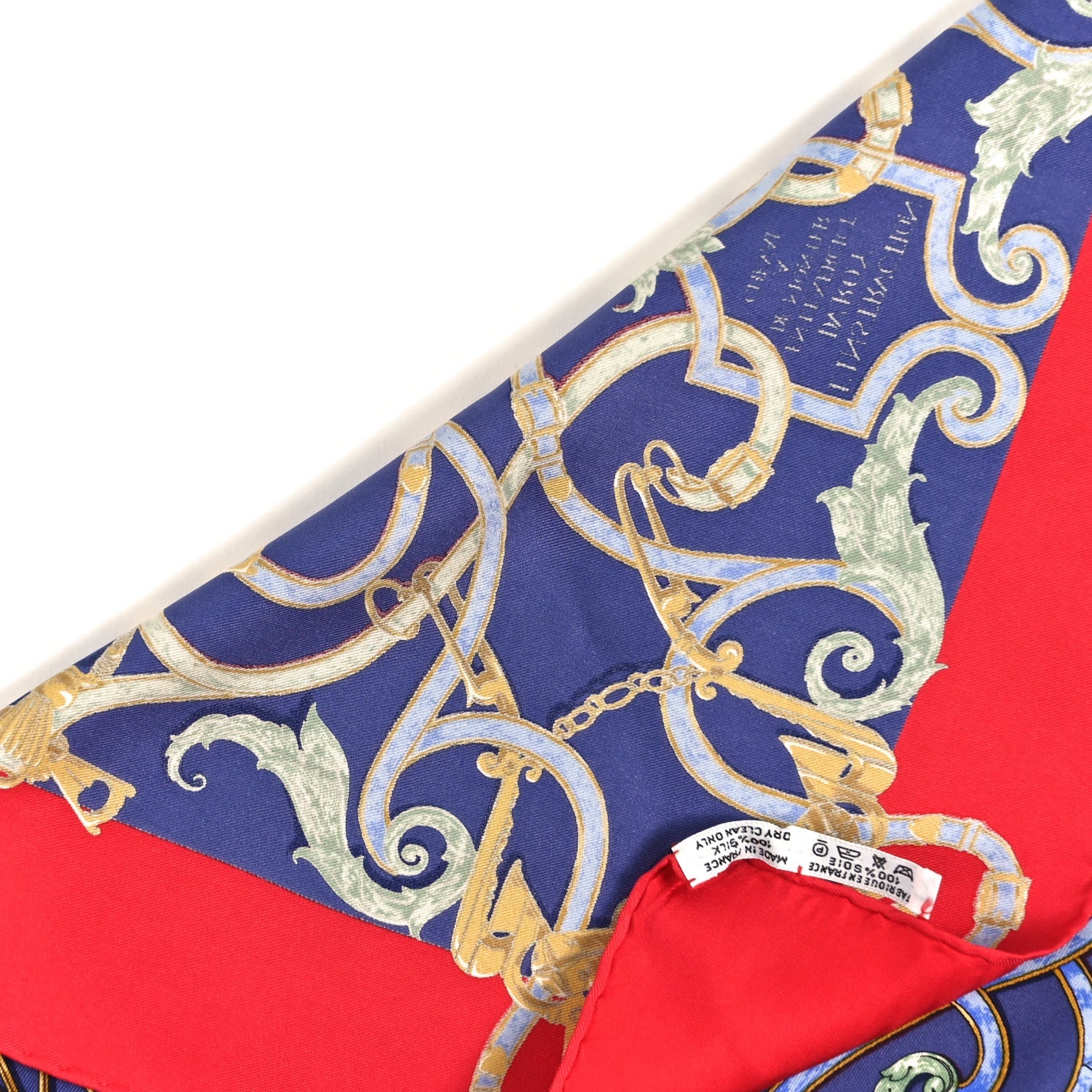 Silk L'Instruction Du Roy Pocket Square