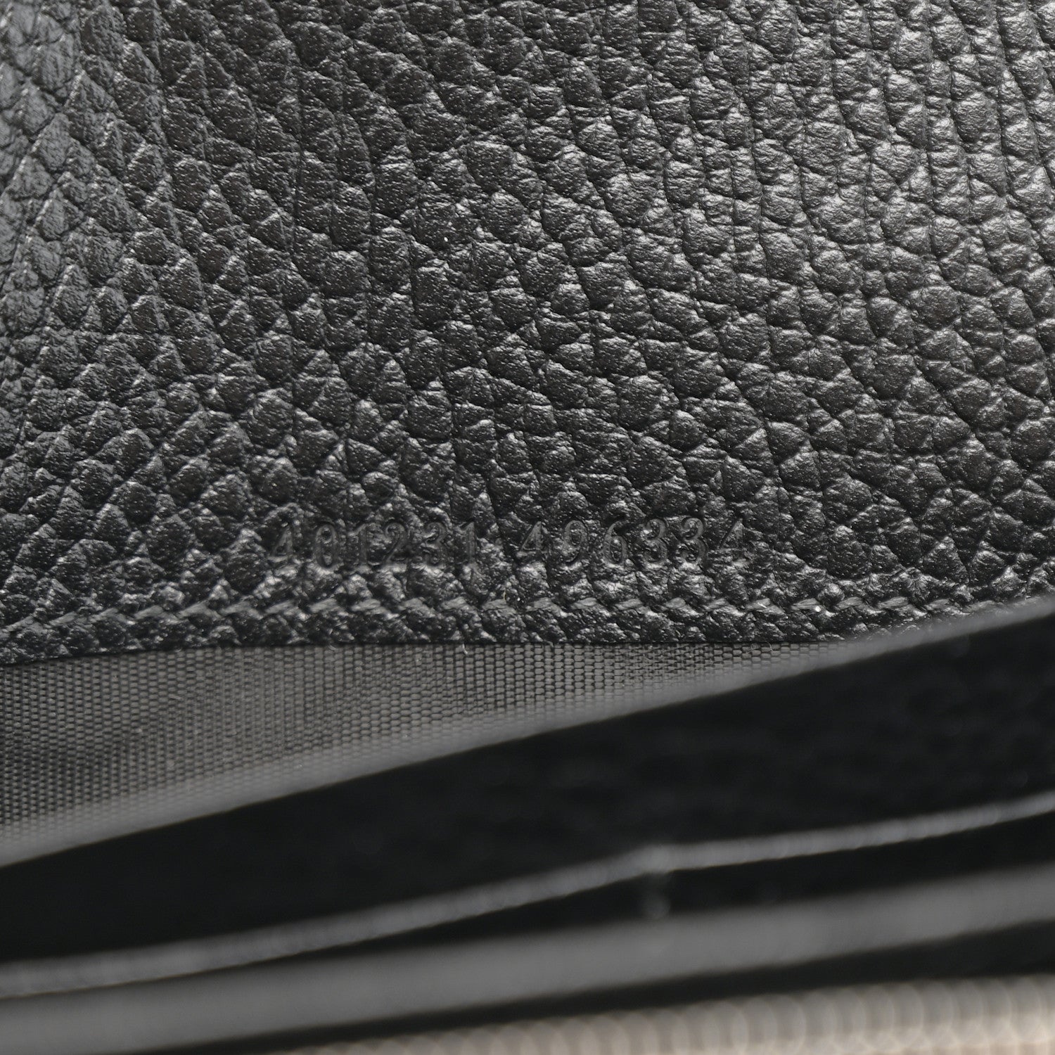 Calfskin Mini Dionysus Chain Wallet Black