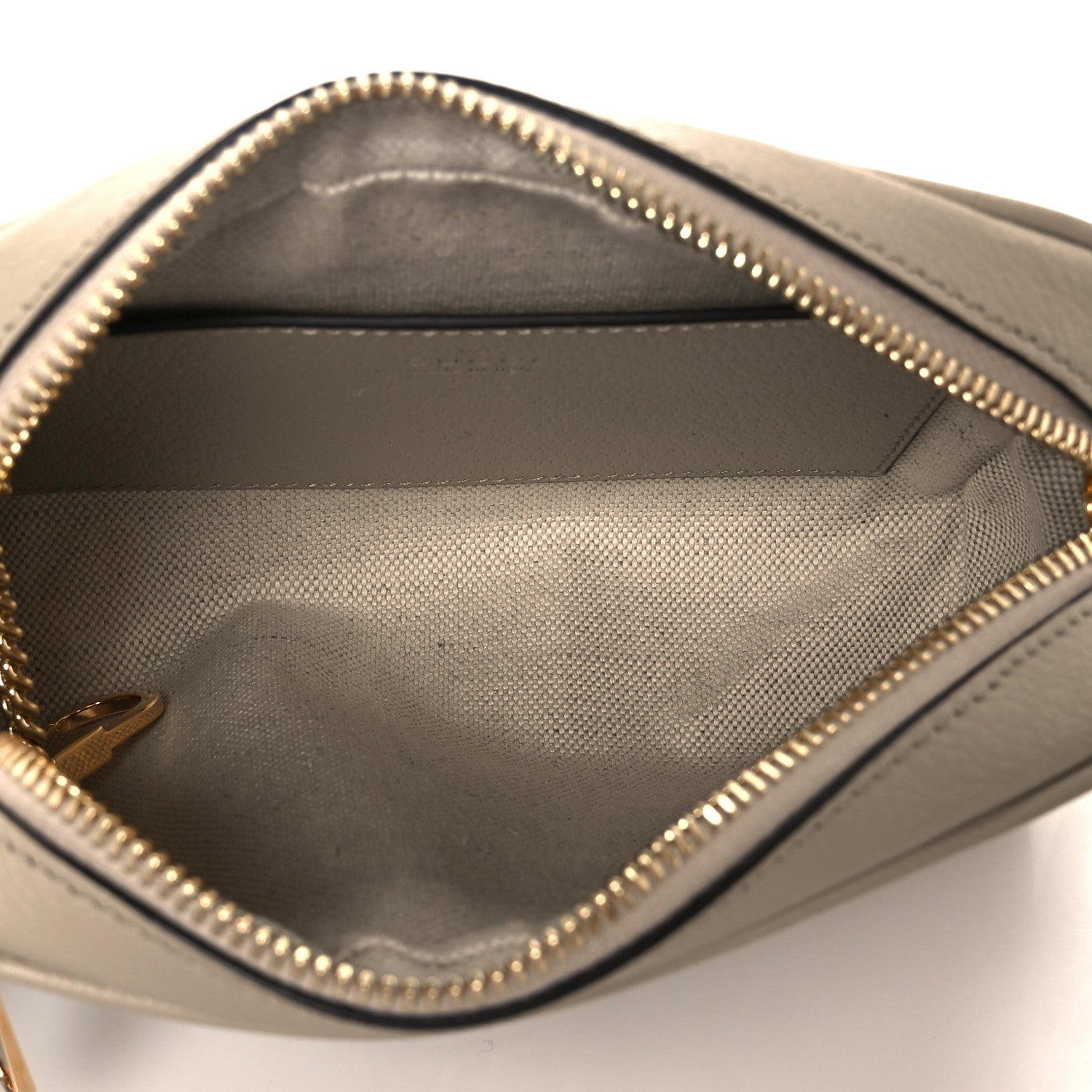 GG Supreme Monogram Textured Dollar Calfskin Mini Ophidia Shoulder Bag Beige Mystic White Oatmeal