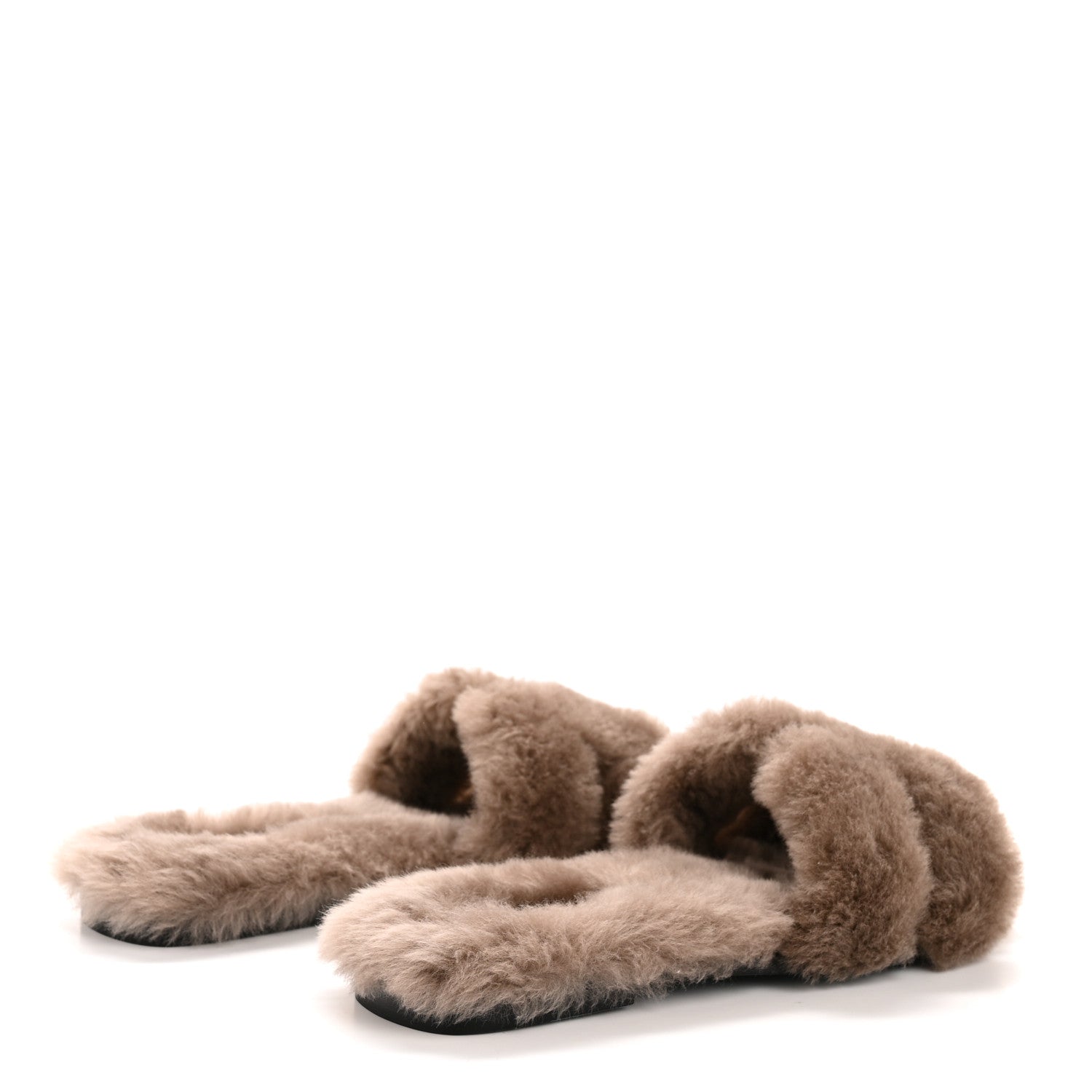 Woolskin Oran Sandals 38.5 Etoupe