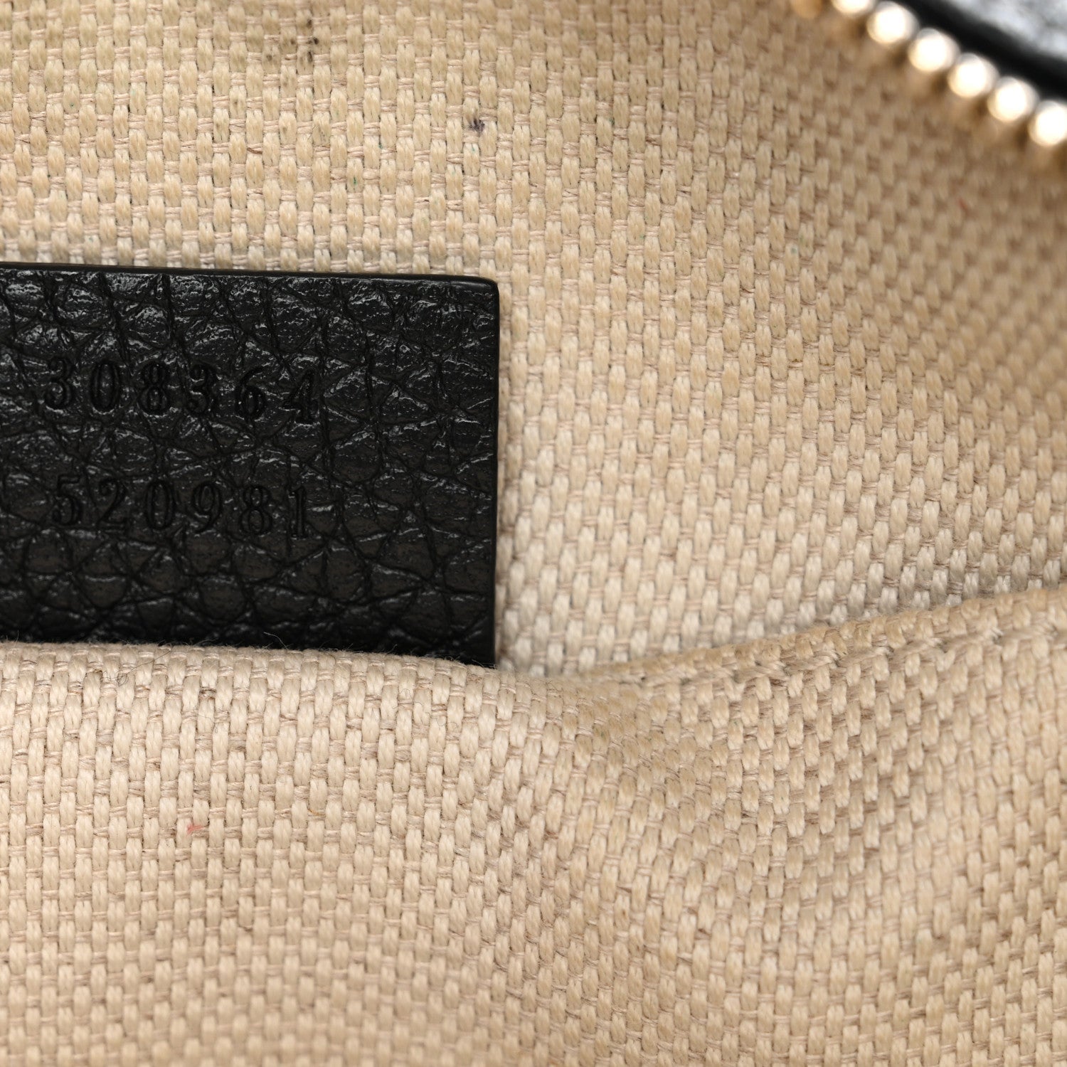 Pebbled Calfskin Small Soho Disco Bag Black