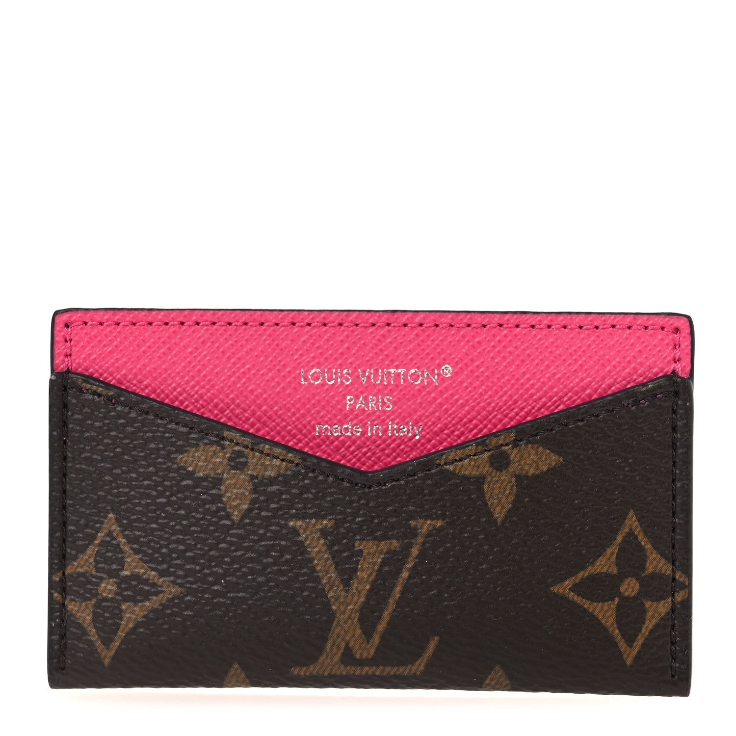 Monogram Kirigami Card Holder Insert Pondichery Pink