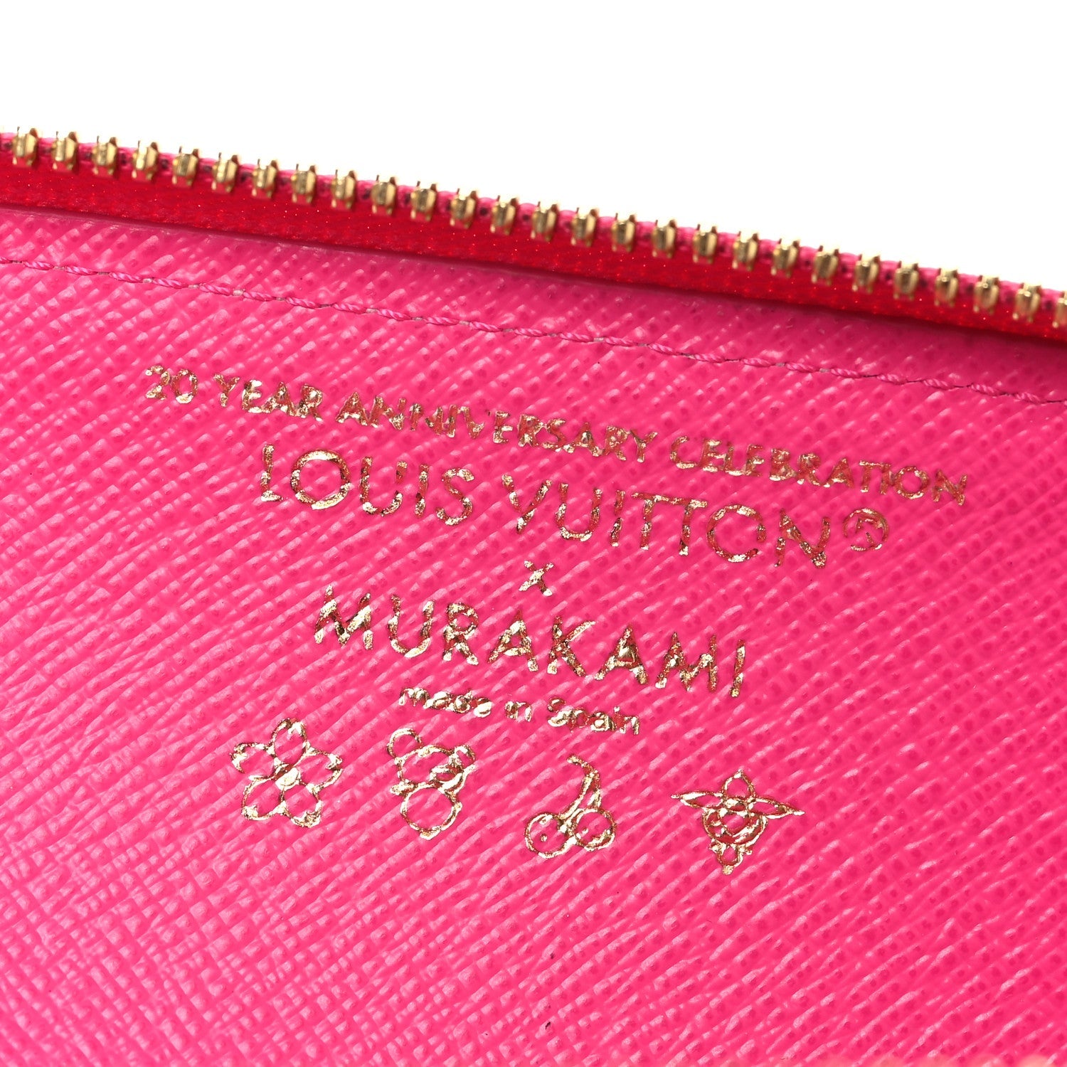 LV X TM Monogram Multicolor Charlotte Pencil Pouch Fuchsia