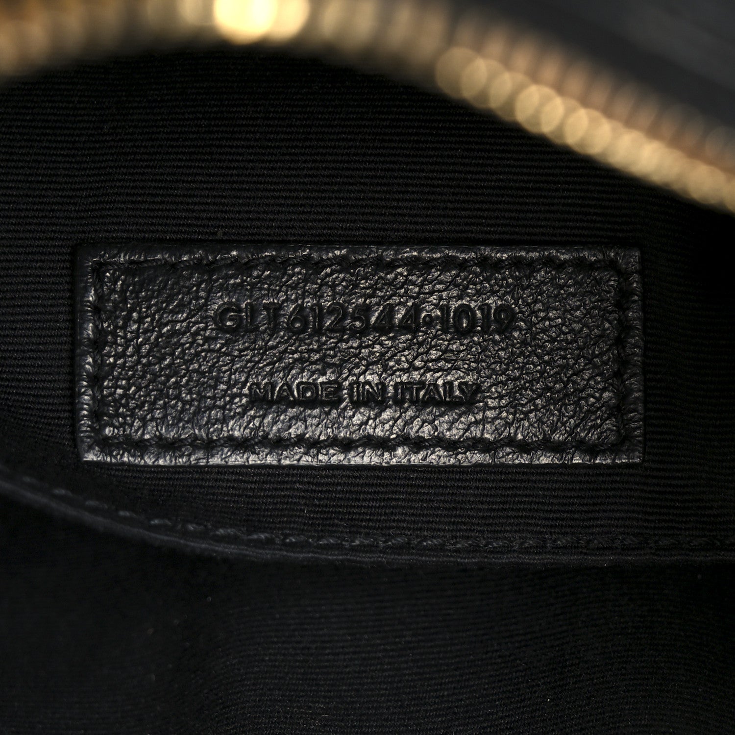 Calfskin Matelasse Monogram Lou Camera Bag Black