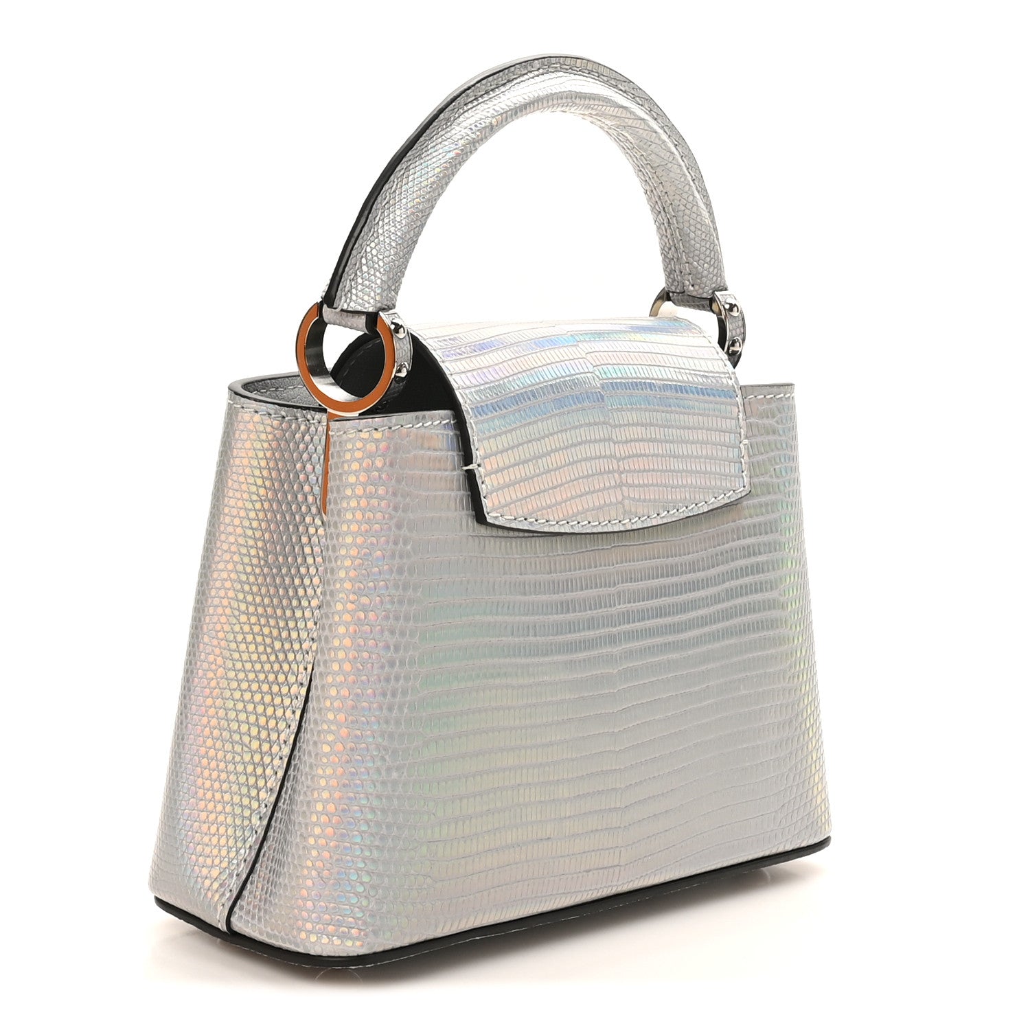 Iridescent Lizard Capucines Mini