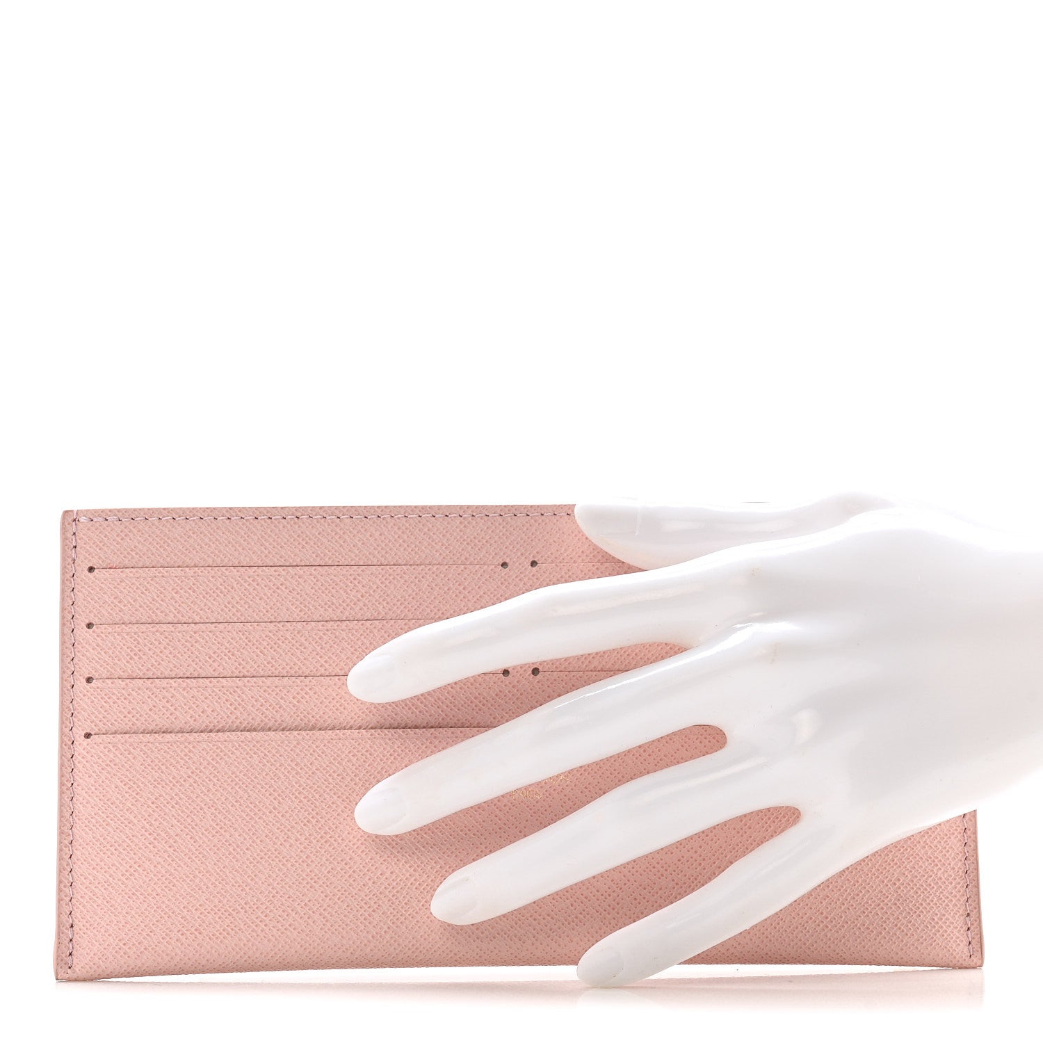 Calfskin Felicie Card Holder Insert Rose Ballerine